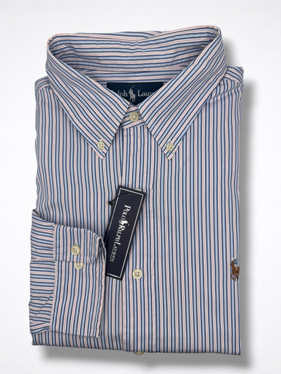 Camisa Polo Ralph Lauren Classic Fit Manga Larga 32/33 Talla L