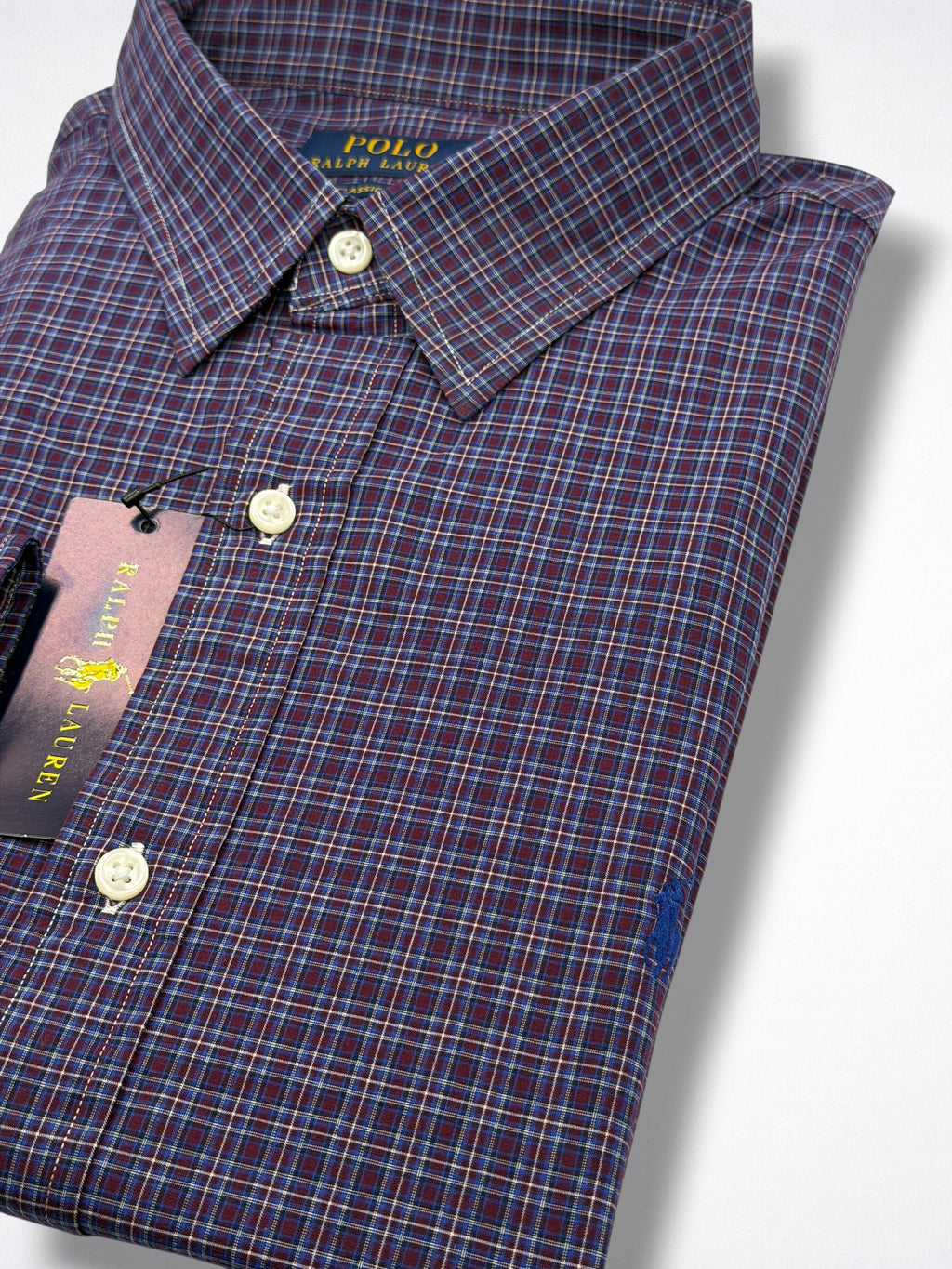 Camisa Polo Ralph Lauren Classic Fit Manga Larga Talla XL