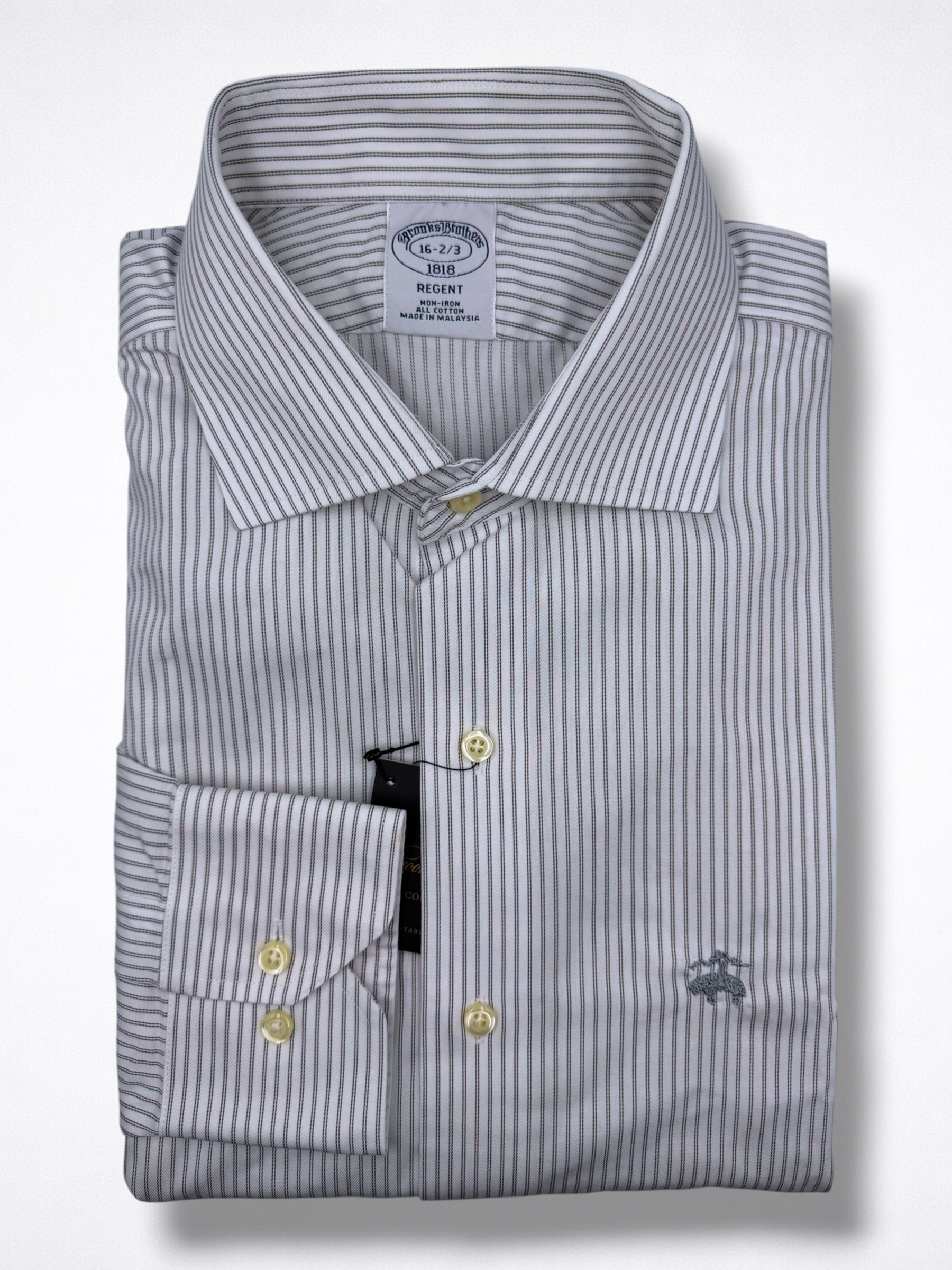 Camisa Brooks Brothers 16 Custom Fit Manga Larga 32/33 Talla L