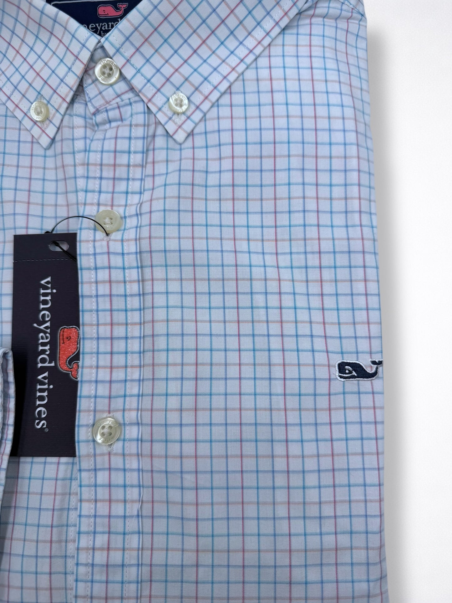 Camisa Vineyard Vines Slim Fit Manga Larga Talla M