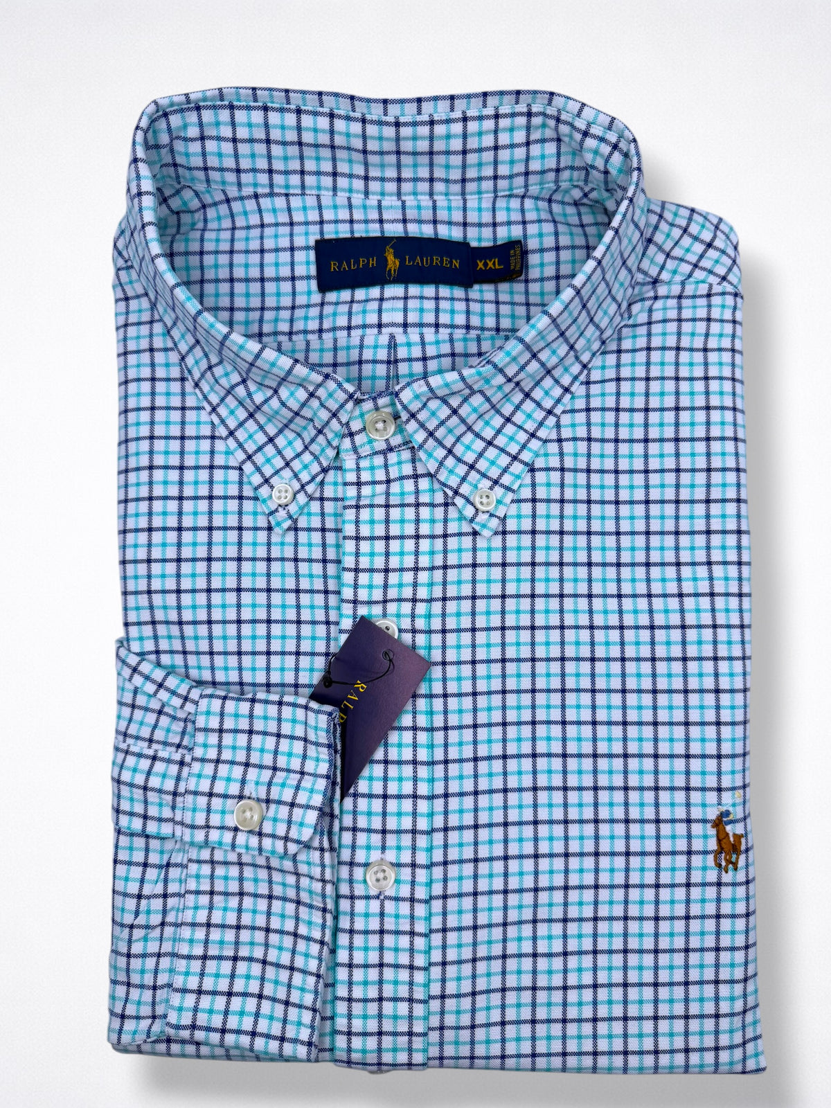 Camisa Polo Ralph Lauren Classic Fit Manga Larga Talla XXL