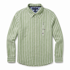 Camisa Tommy Hilfiger Classic Fit manga larga de lino talla XL