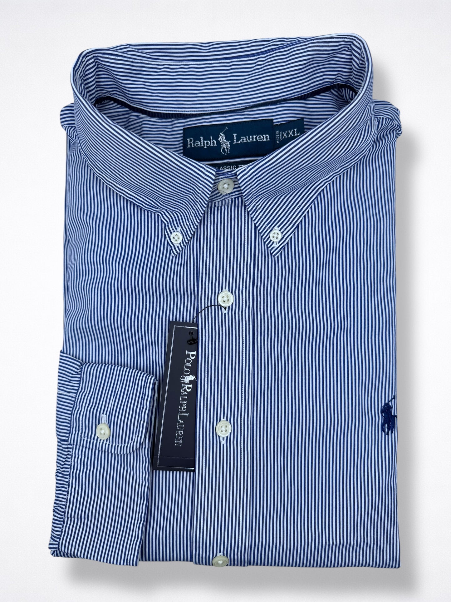 Camisa Polo Ralph Lauren Classic Fit Manga Larga Talla XXL