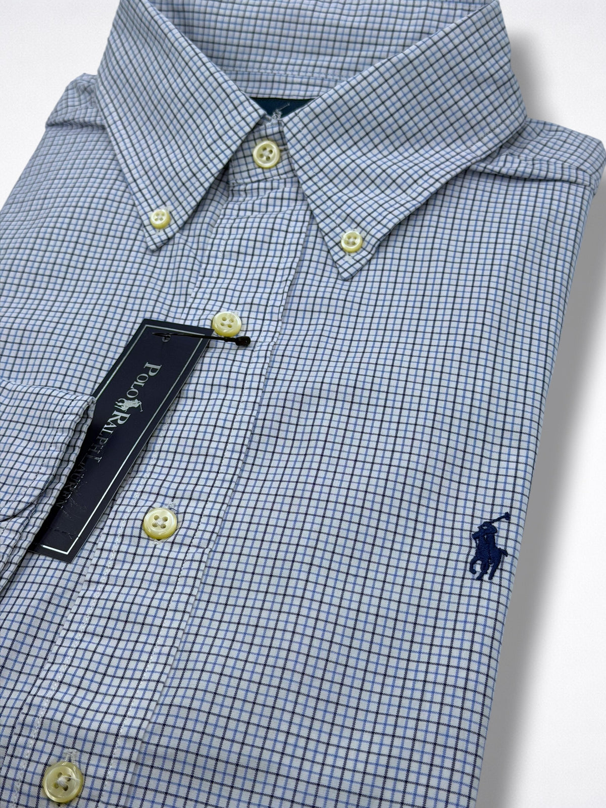 Camisa Polo Ralph Lauren Custom Fit Manga Larga Talla M