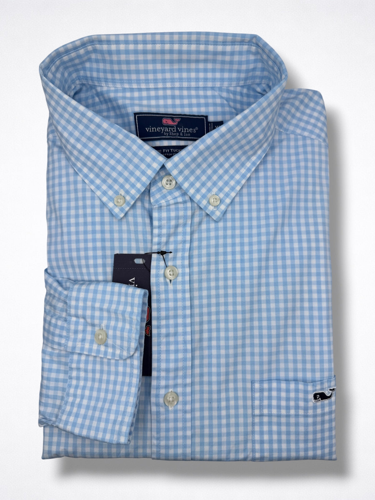 Camisa Vineyard Vines Classic Fit manga larga talla XL