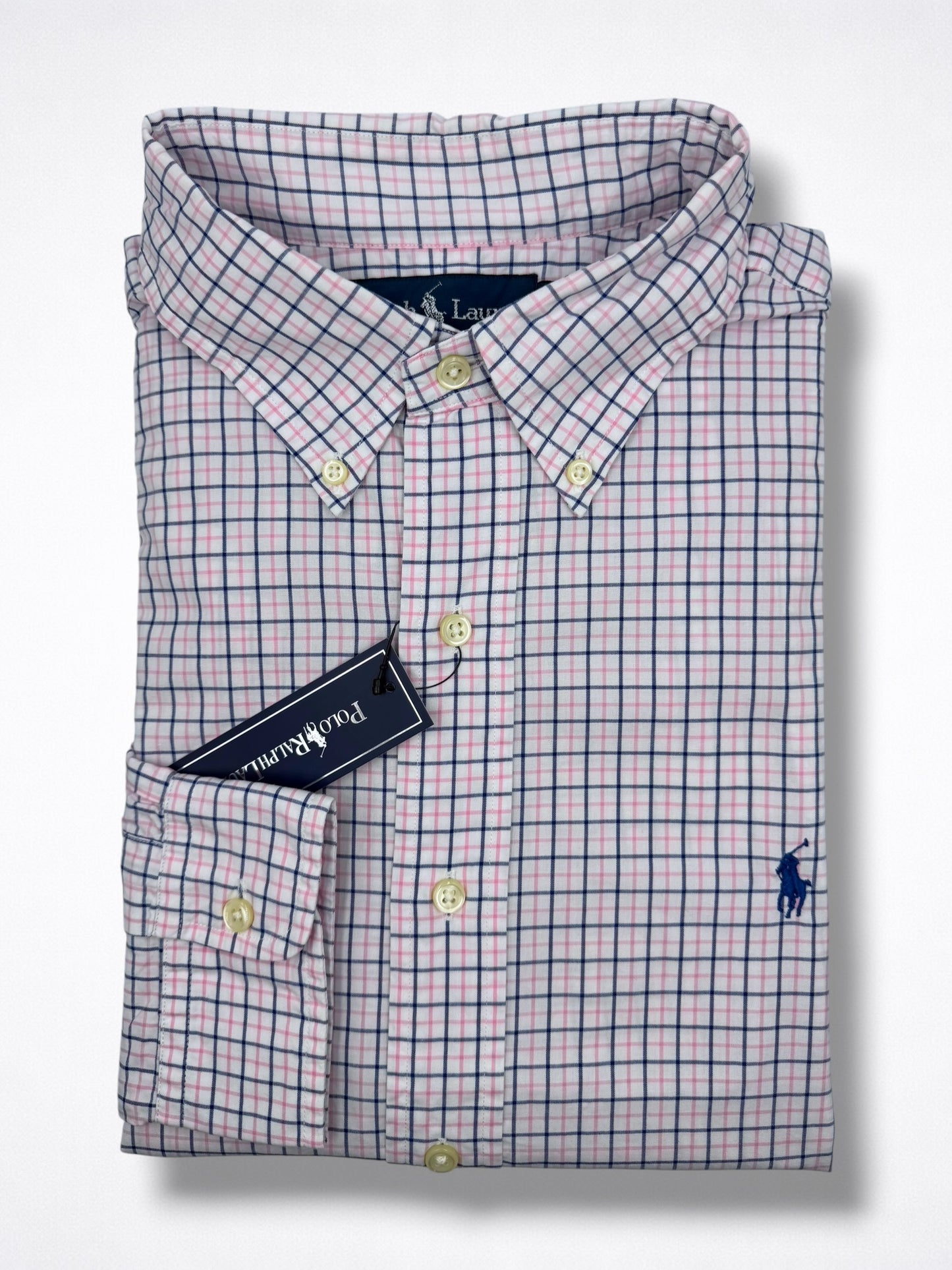 Camisa Polo Ralph Lauren Classic Fit Manga Larga Talla XL