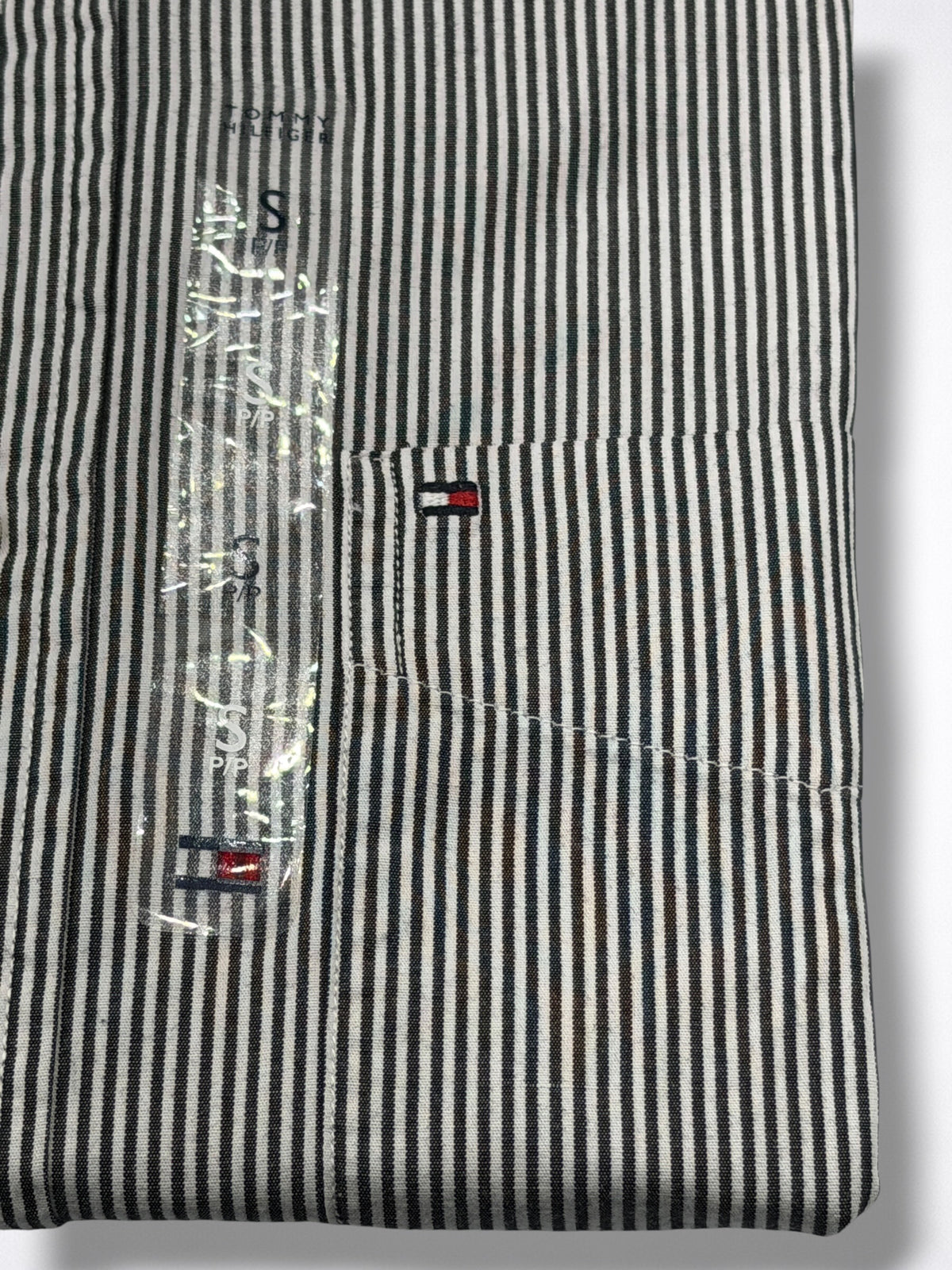 Camisa Tommy Hilfiger Classic Fit manga larga talla S