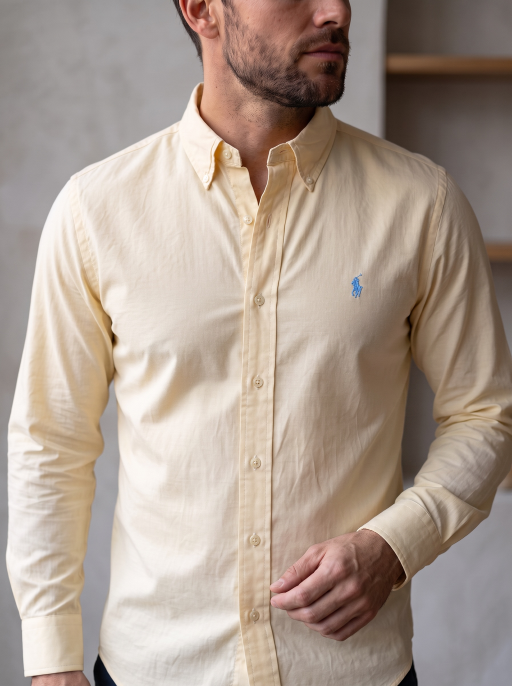 Camisa Polo Ralph Lauren Classic Fit manga larga 32/33 Talla L
