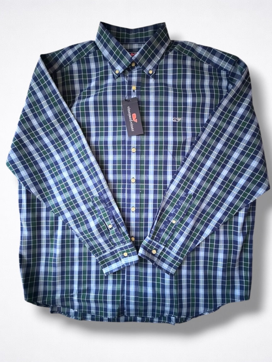 Camisa Vineyard Vines Classic Fit Manga Larga Talla XL