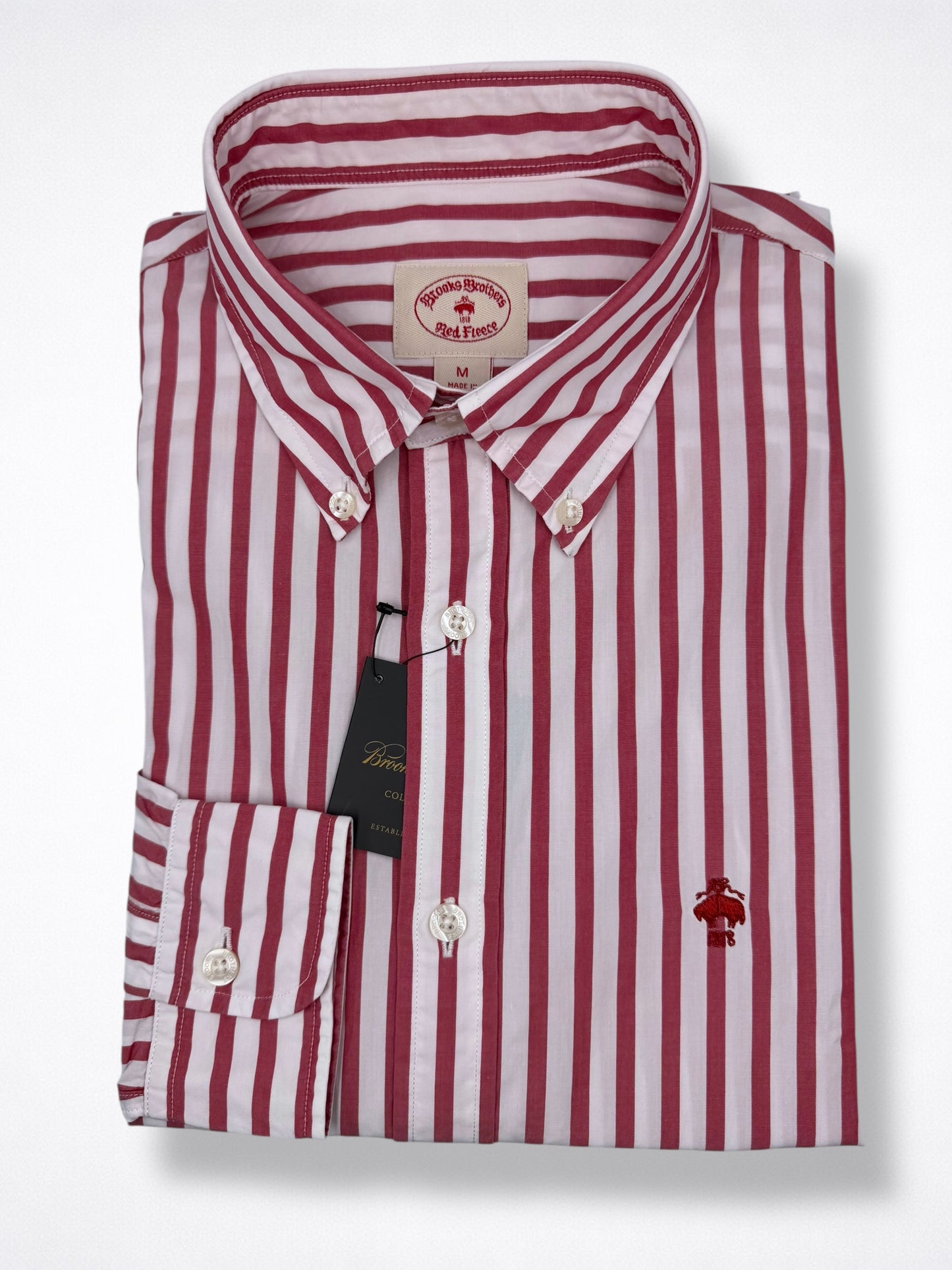 Camisa Brooks Brothers Classic Fit Manga Larga Talla S
