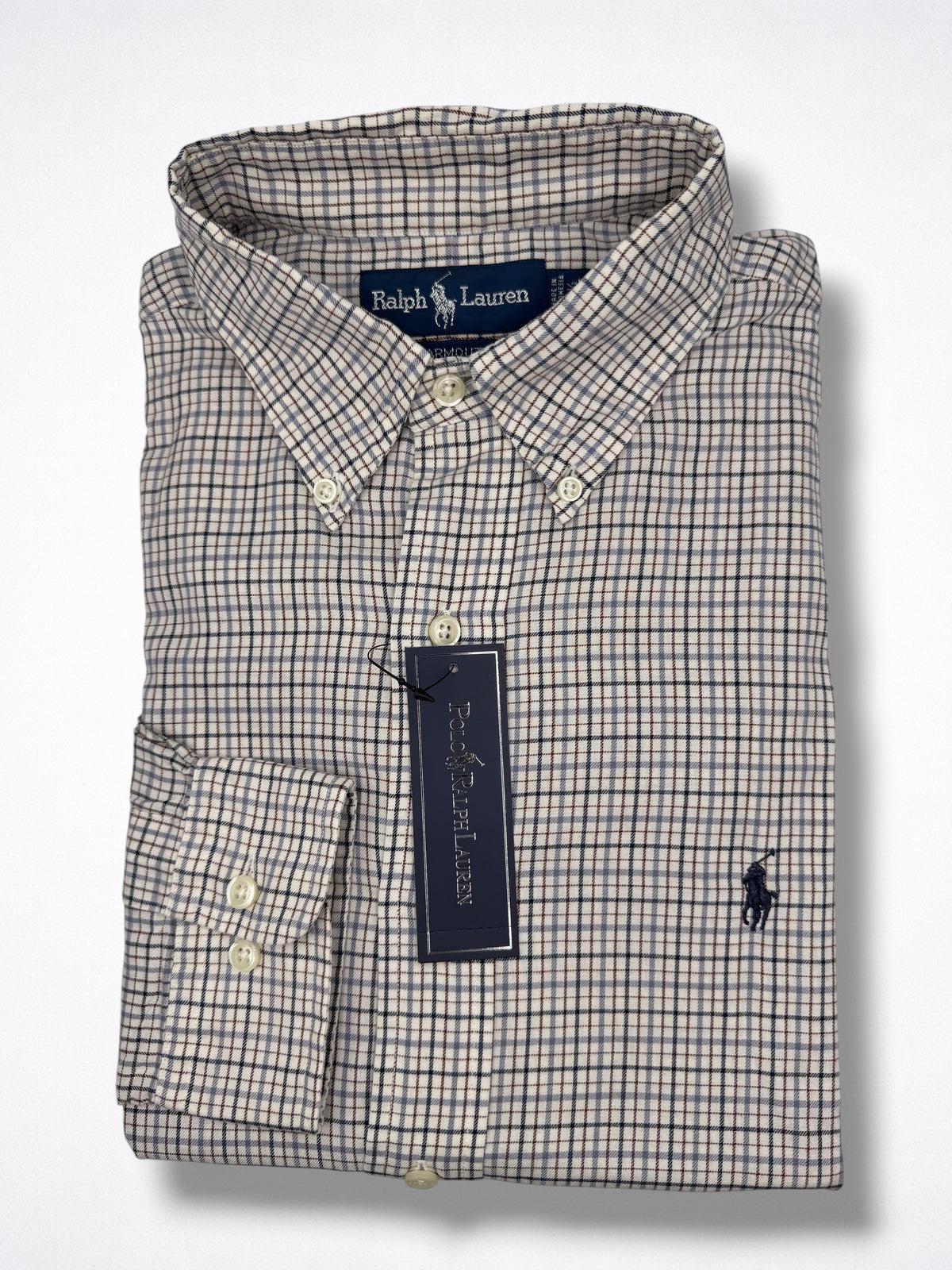 Camisa Polo Ralph Lauren Classic Fit manga larga talla L
