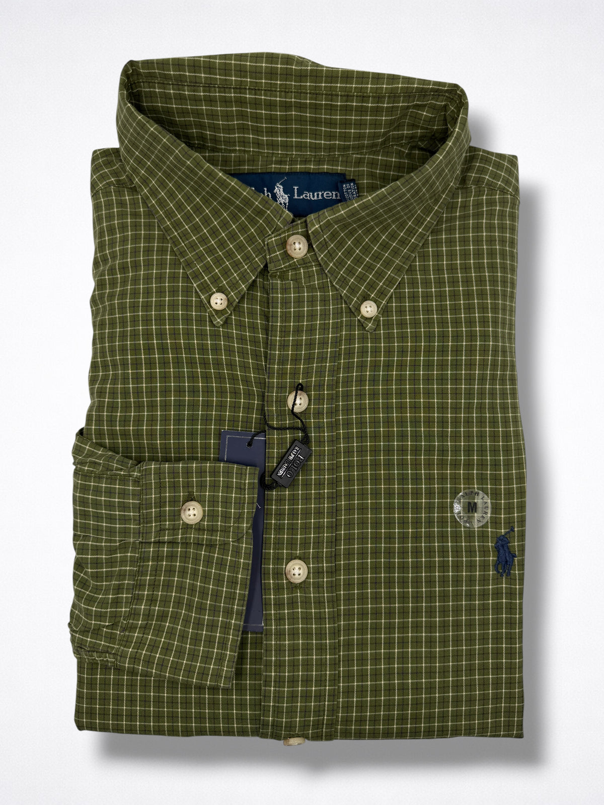 Camisa Polo Ralph Lauren Classic Fit manga larga talla M