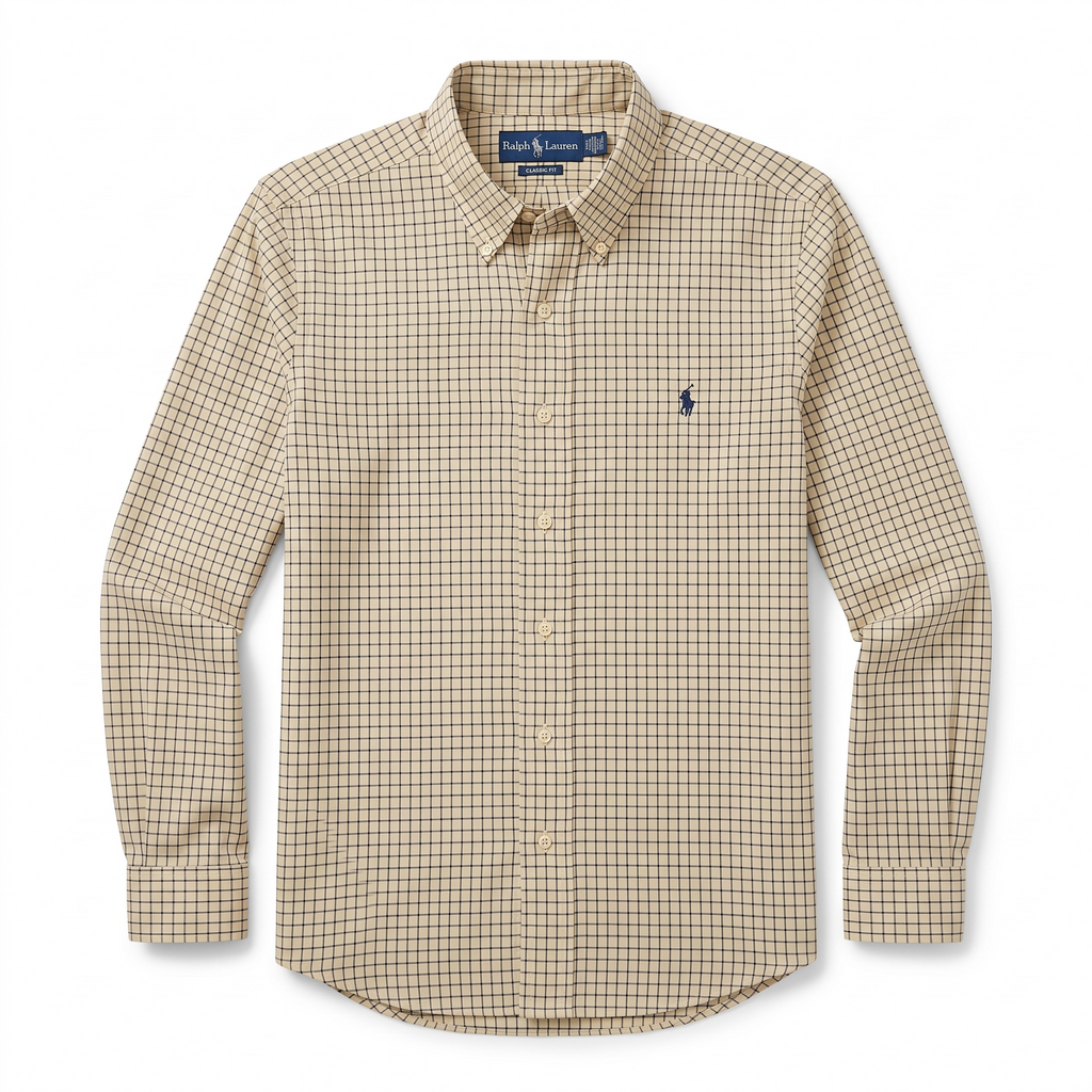 Camisa Polo Ralph Lauren Classic Fit manga larga talla L