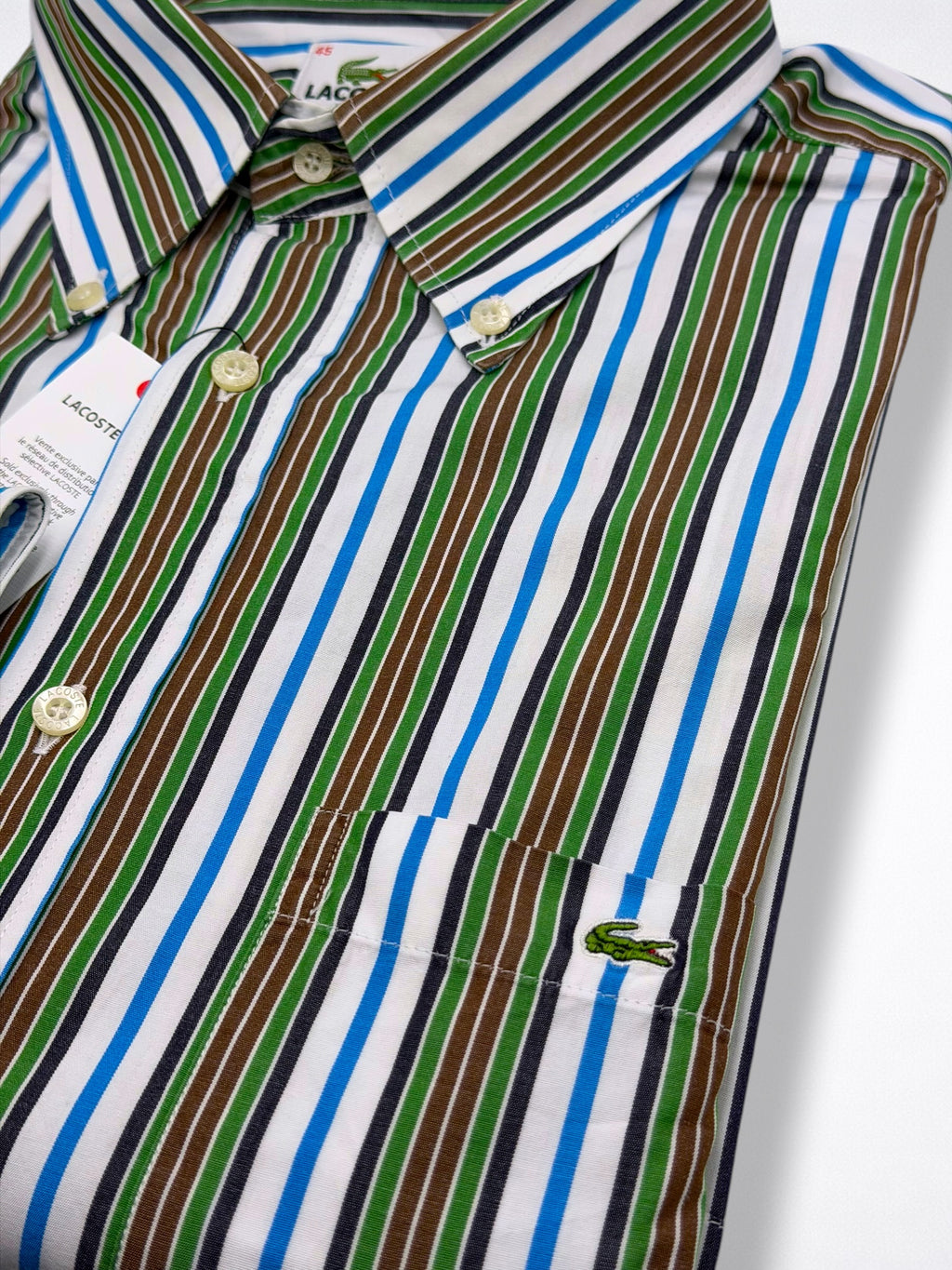 Camisa Lacoste Classic Fit Manga Larga Talla XL