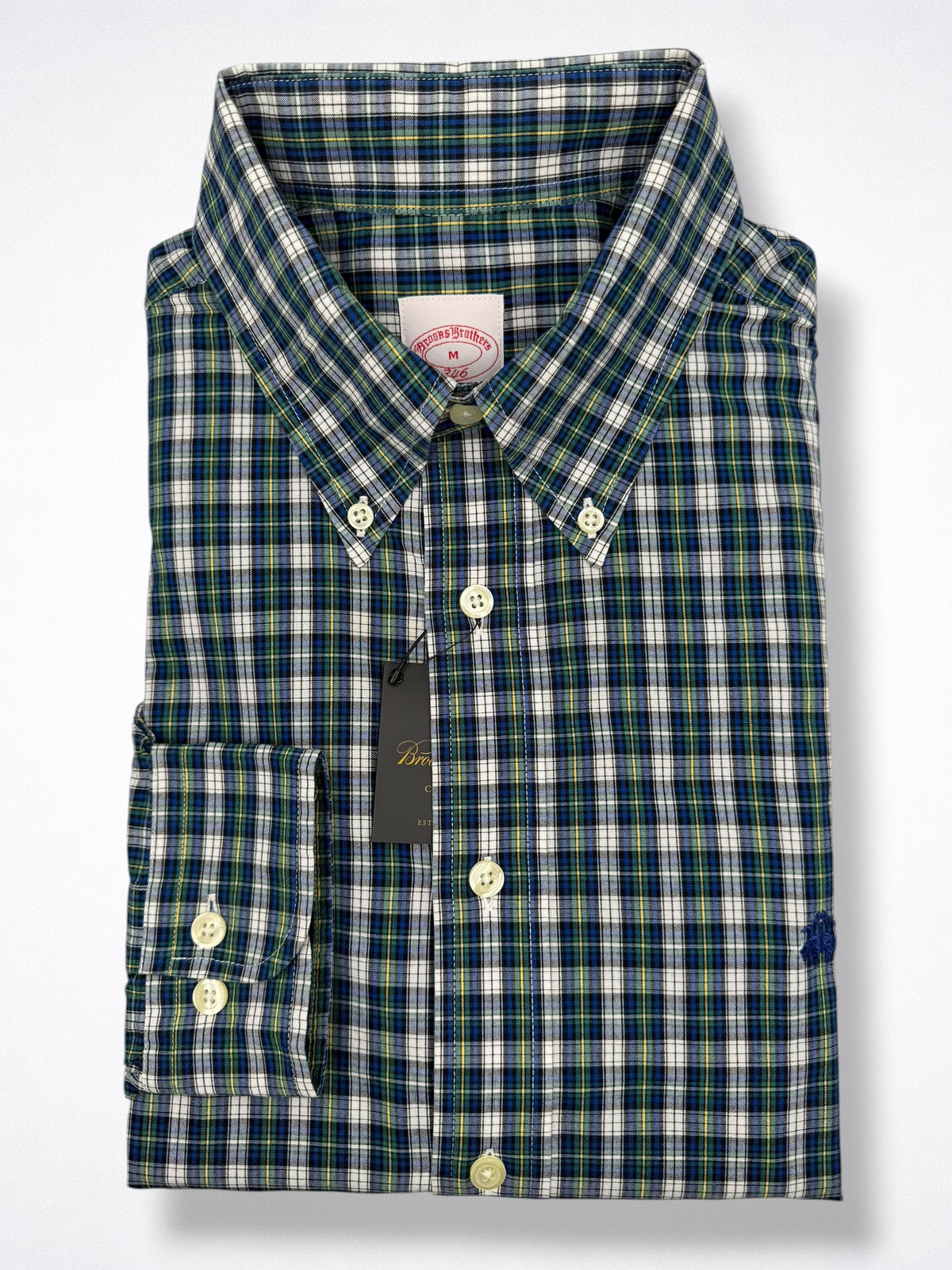 Camisa Brooks Brothers Classic Fit Manga Larga Talla L
