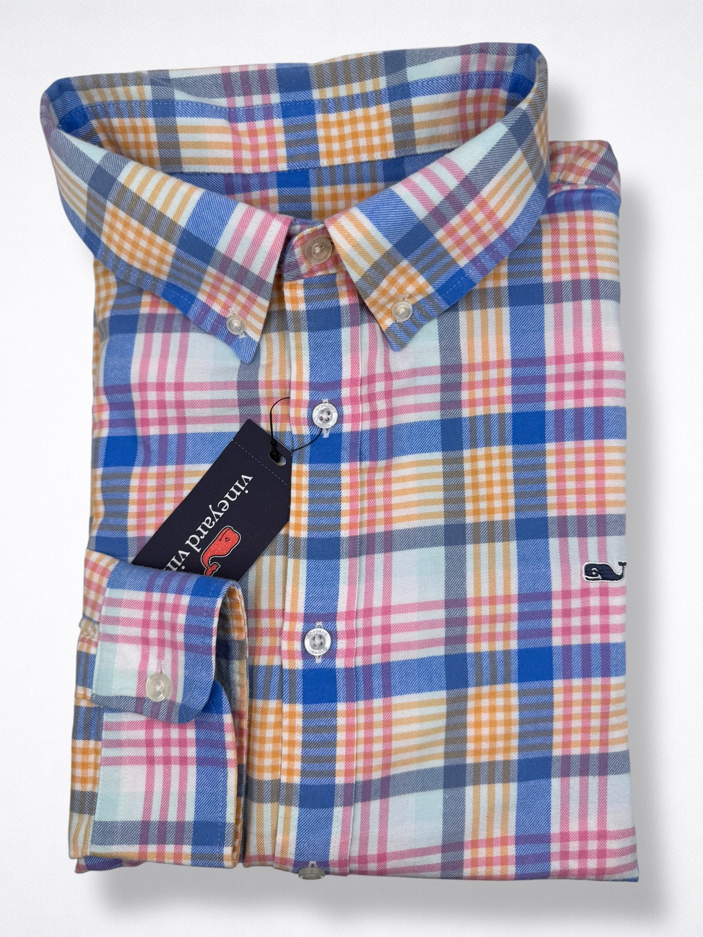 Camisa Vineyard Vines Classic Fit Manga Larga Talla XXL