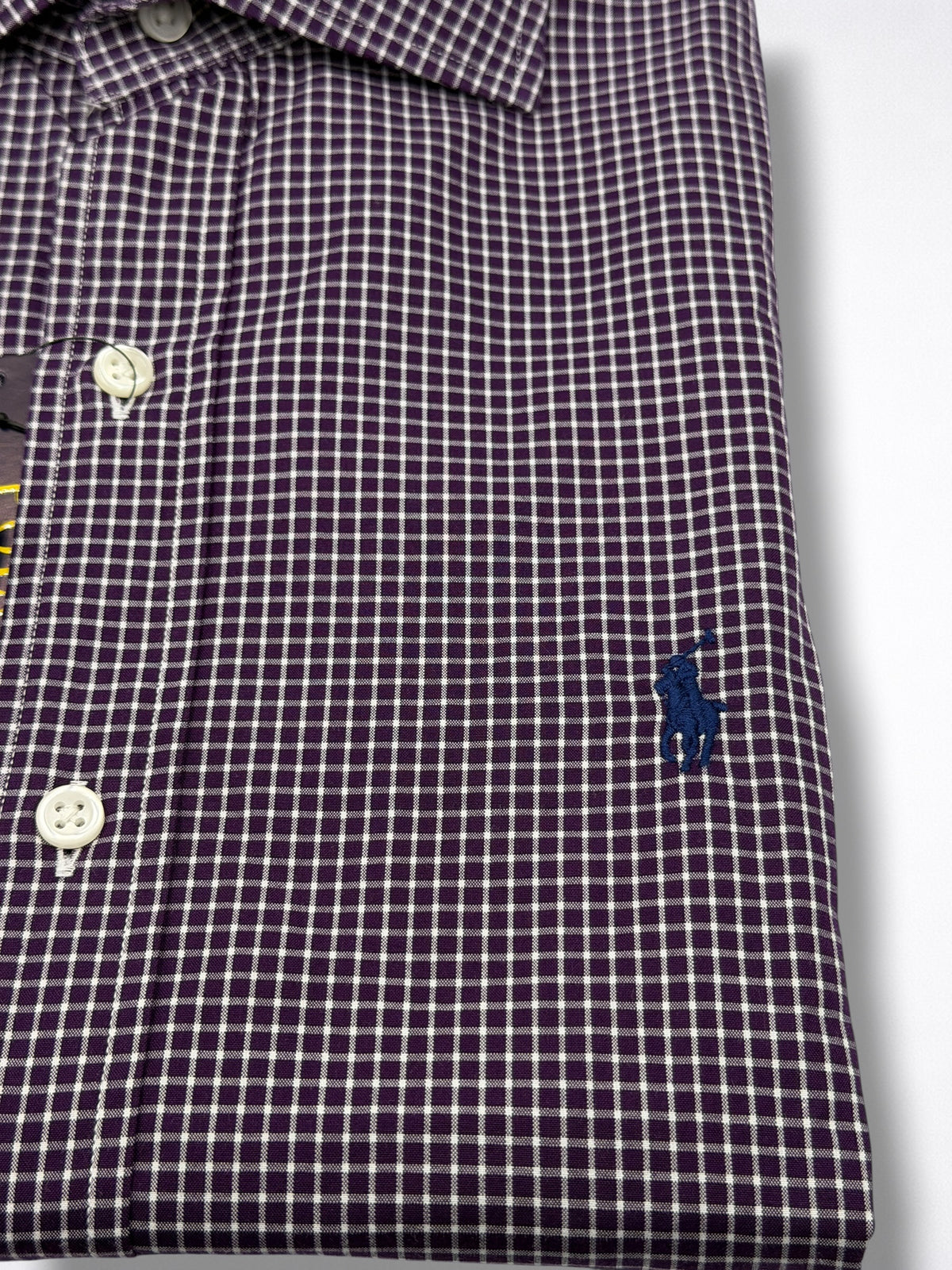 Camisa Polo Ralph Lauren Custom Fit Manga Larga Talla M