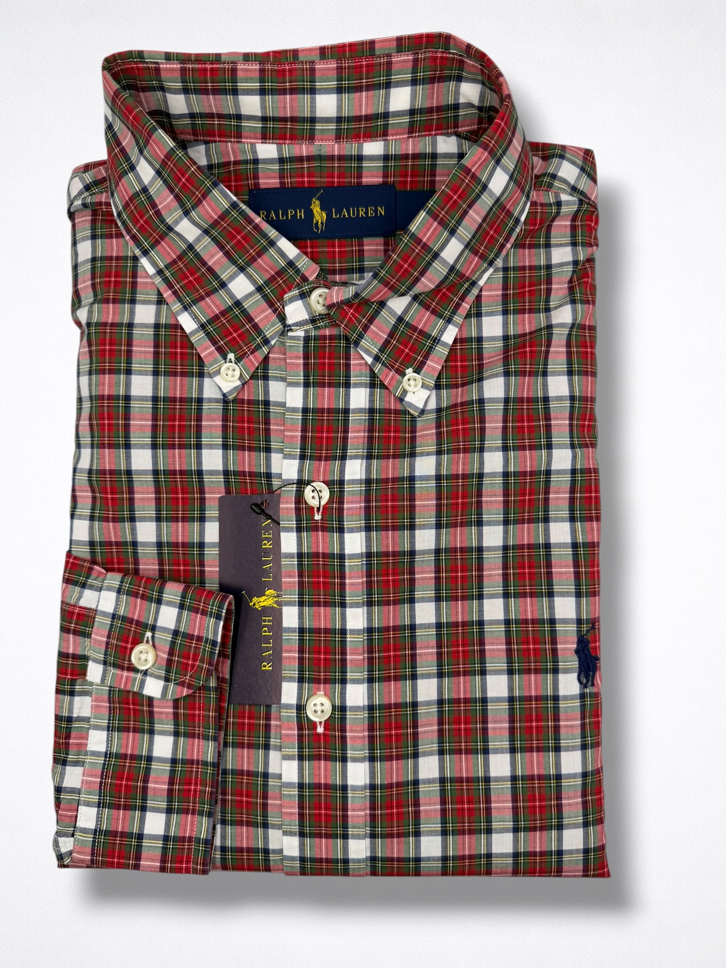 Camisa Polo Ralph Lauren Classic Fit Manga Larga Talla L