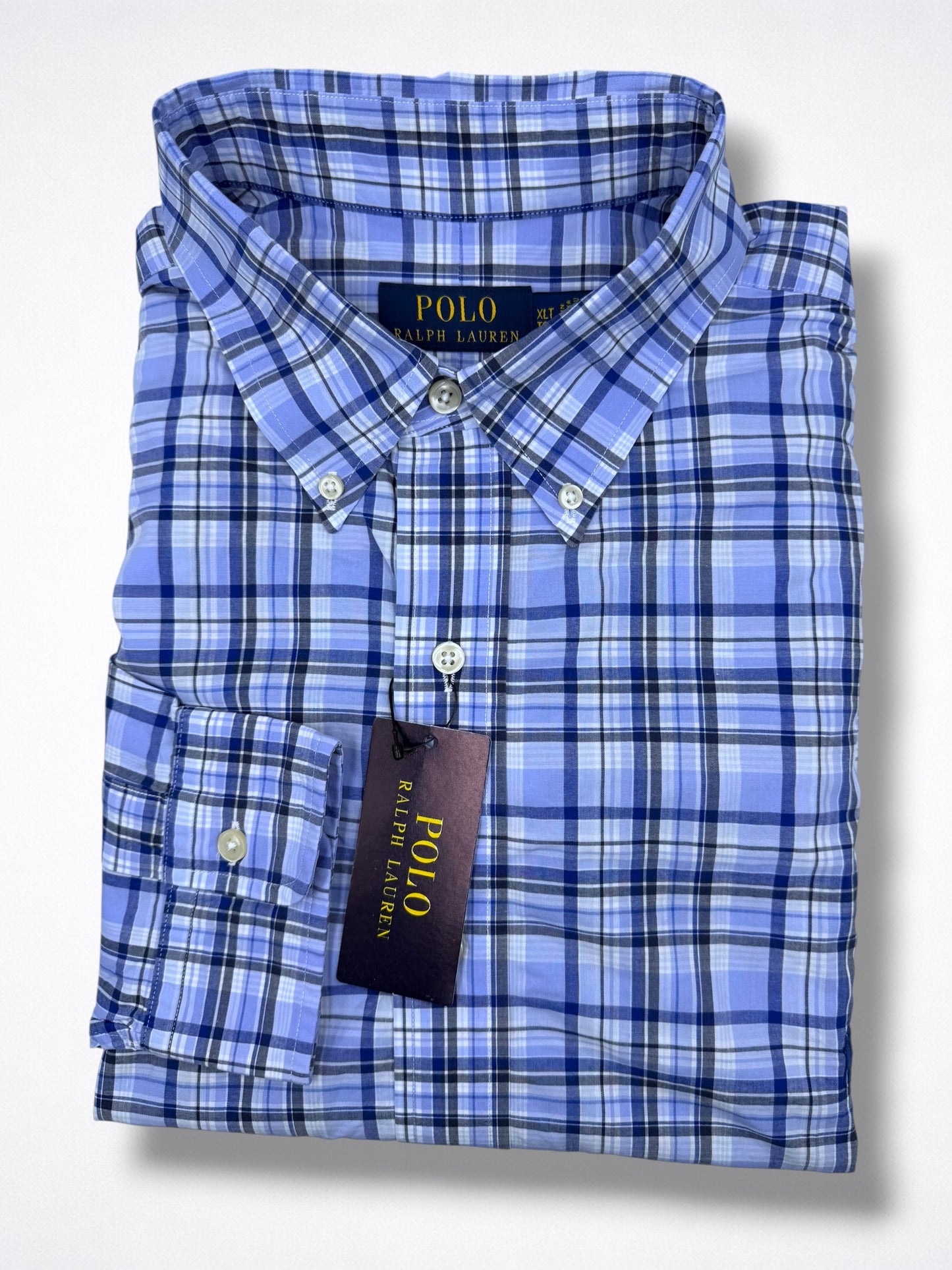 Camisa Polo Ralph Lauren XLT TALL Classic Fit Manga Larga Talla XXL