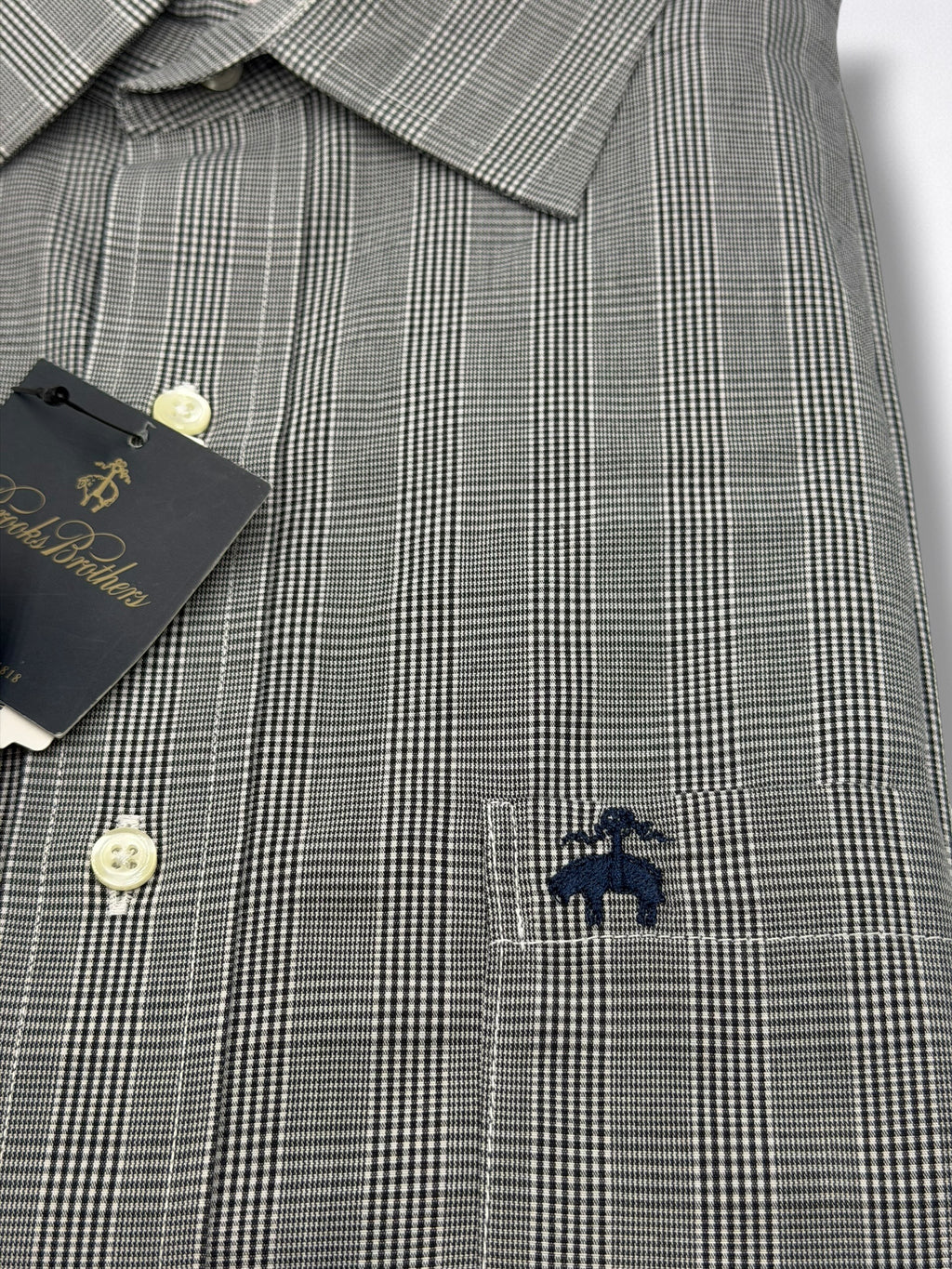Camisa Brooks Brothers Classic Fit Manga Larga Talla XL
