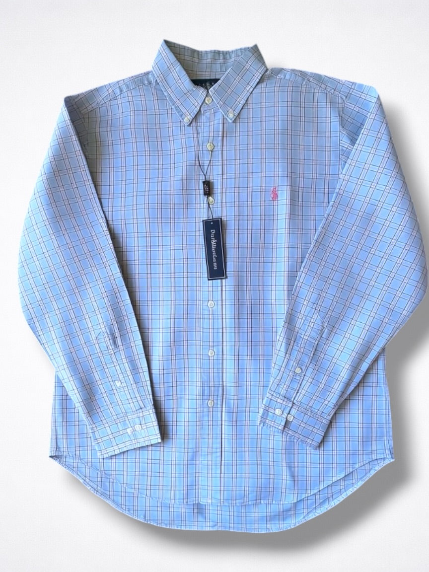 Camisa Polo Ralph Lauren Classic Fit Manga Larga Talla L