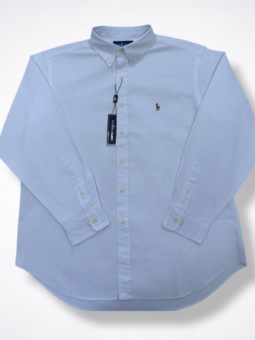 Camisa Polo Ralph Lauren Classic Fit Manga Larga Talla XL
