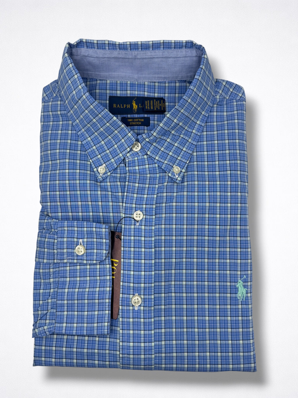 Camisa Polo Ralph Lauren Classic Fit manga larga talla L