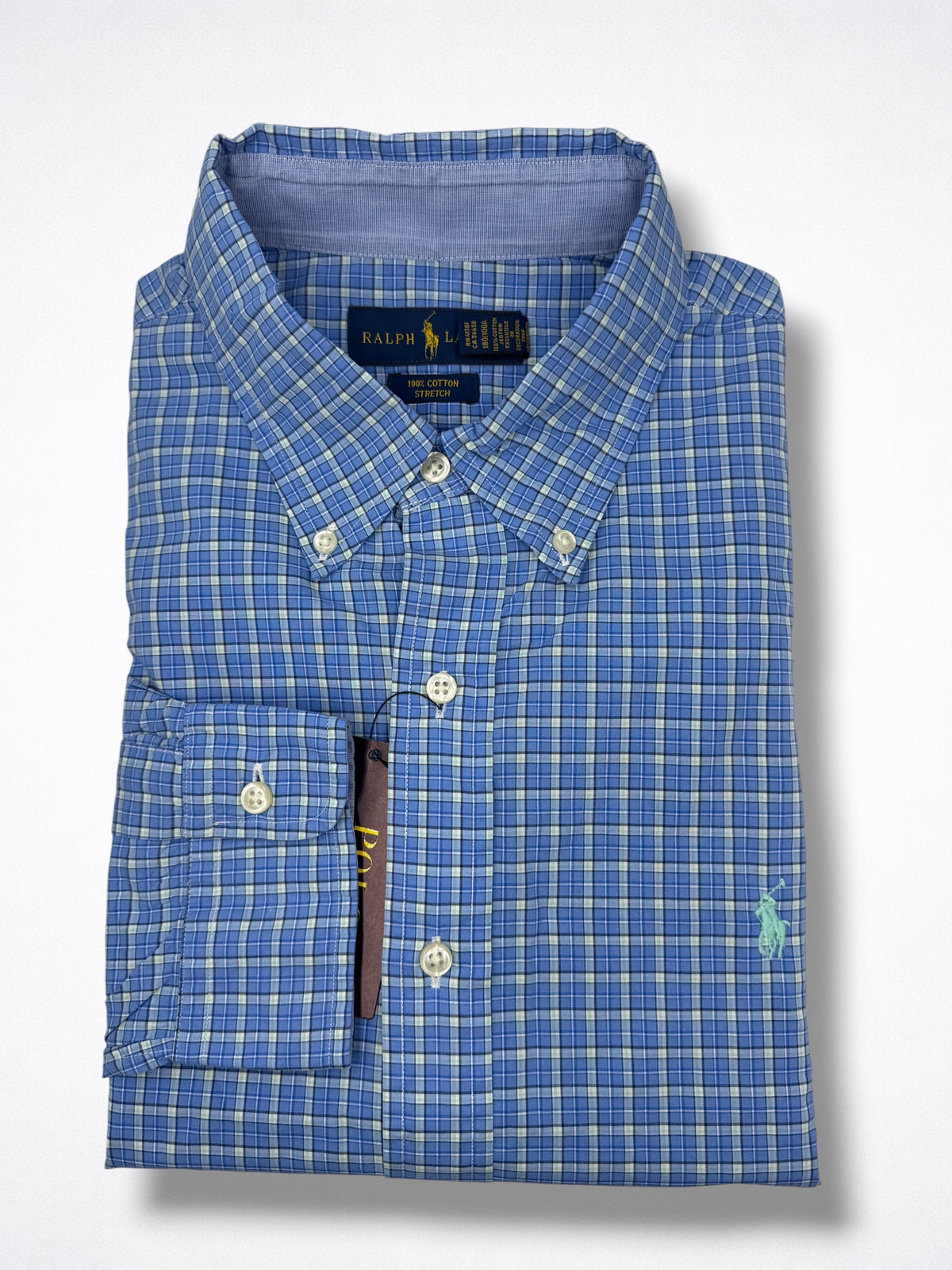 Camisa Polo Ralph Lauren Classic Fit manga larga talla L