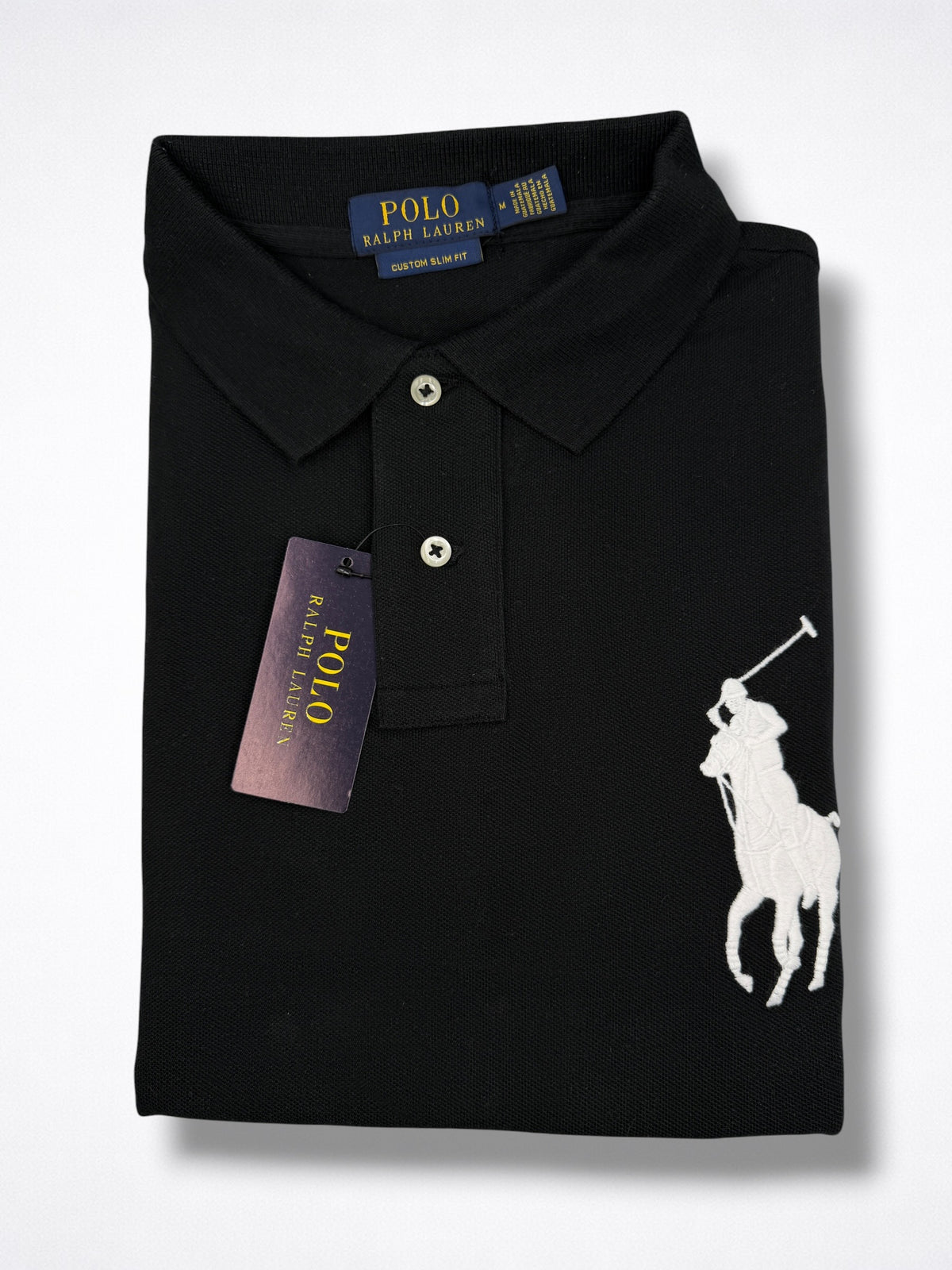 Playera Polo Ralph Lauren Custom Fit tipo polo talla S