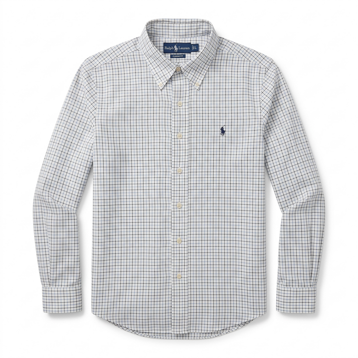 Camisa Polo Ralph Lauren Classic Fit manga larga talla L