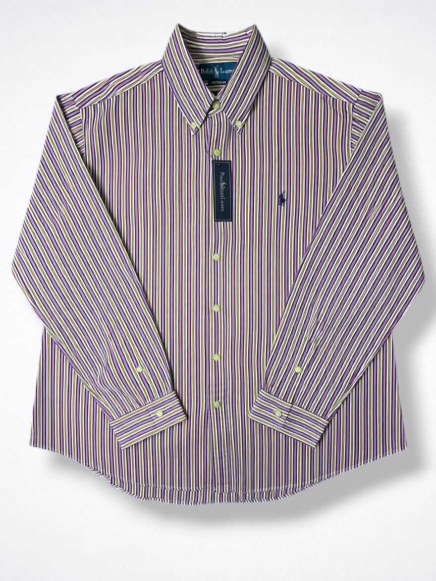 Camisa Polo Ralph Lauren Custom Fit Manga Larga Talla XL