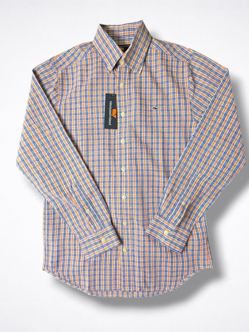 Camisa Vineyard Vines Classic Fit Manga Larga Talla S