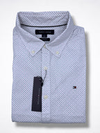 Camisa Tommy Hilfiger Slim fit manga corta talla L, modelo reducido, sirve para talla M
