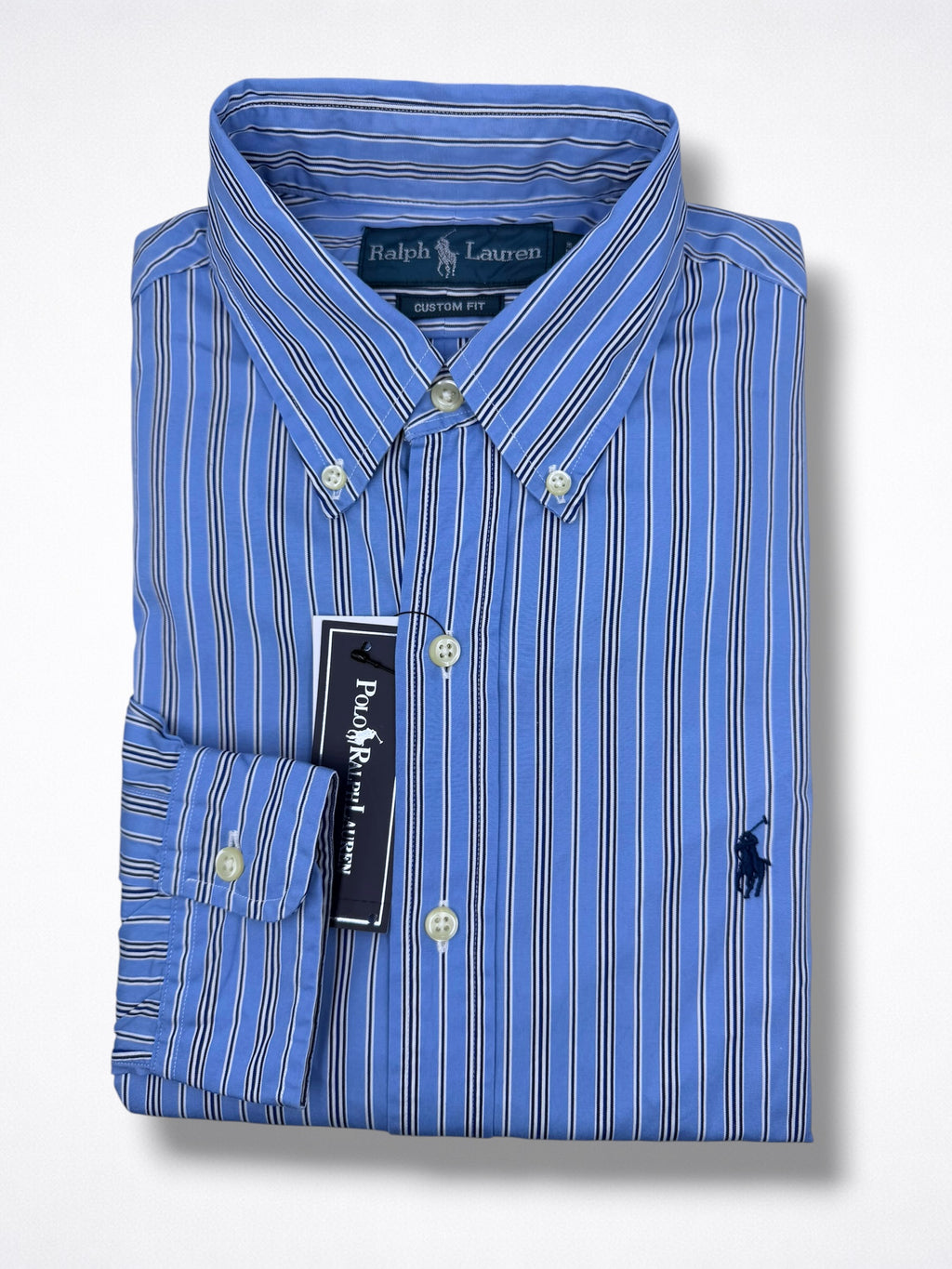 Camisa Polo Ralph Lauren Custom Fit Manga Larga Talla S