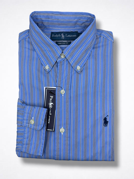 Camisa Polo Ralph Lauren Custom Fit Manga Larga Talla S