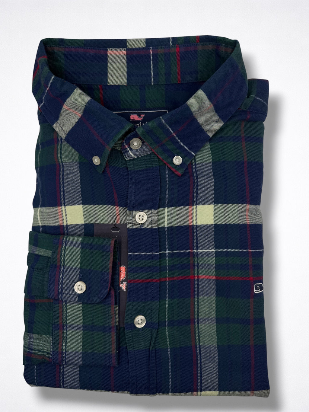Camisa Vineyard Vines Classic Fit manga larga talla XL