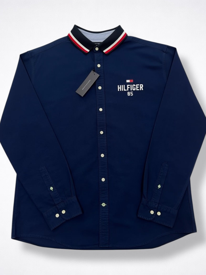 Camisa Tommy Hilfiger Custom Fit Manga Larga Talla XXL