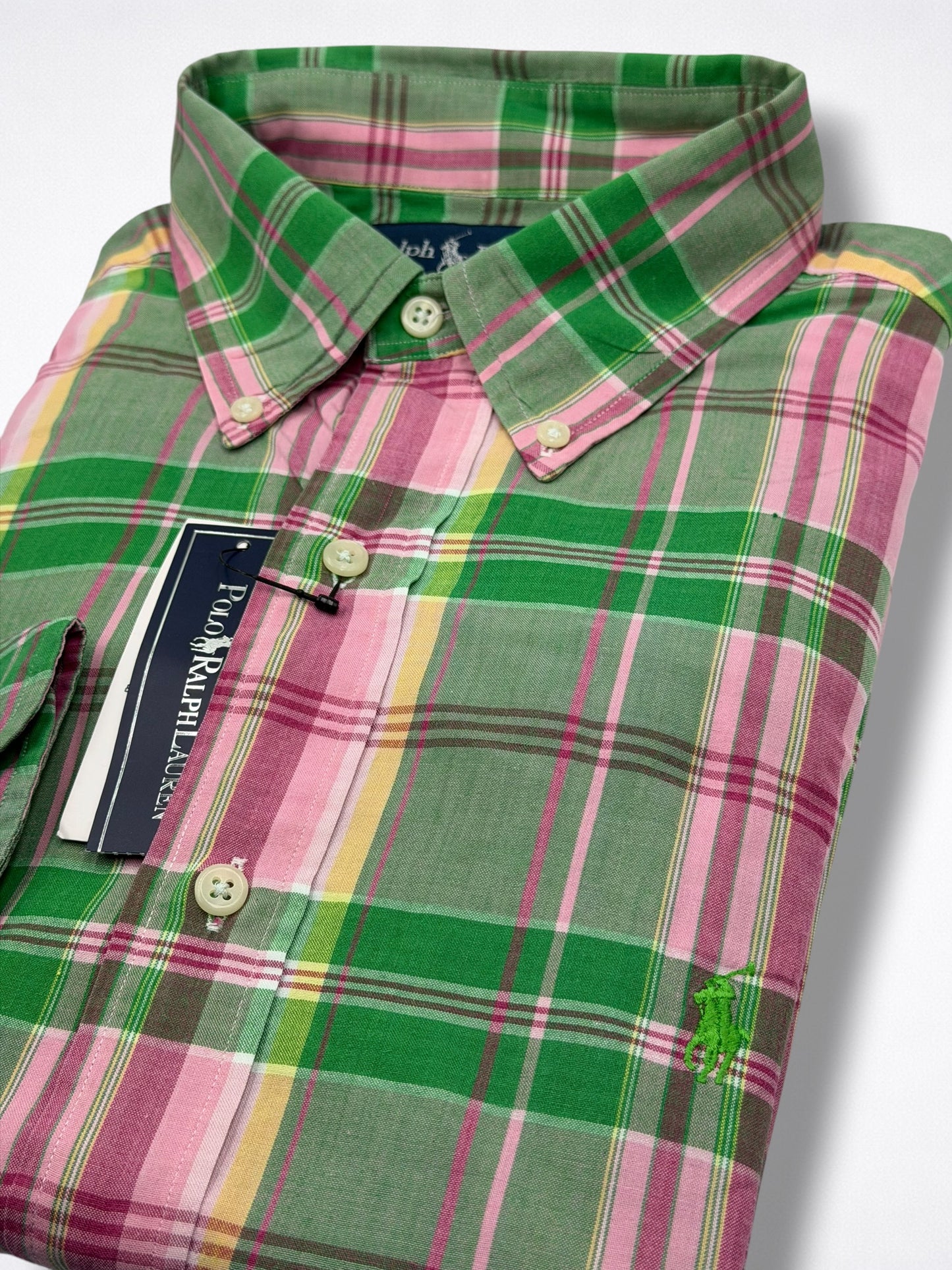 Camisa Polo Ralph Lauren Classic Fit Manga Larga Talla L