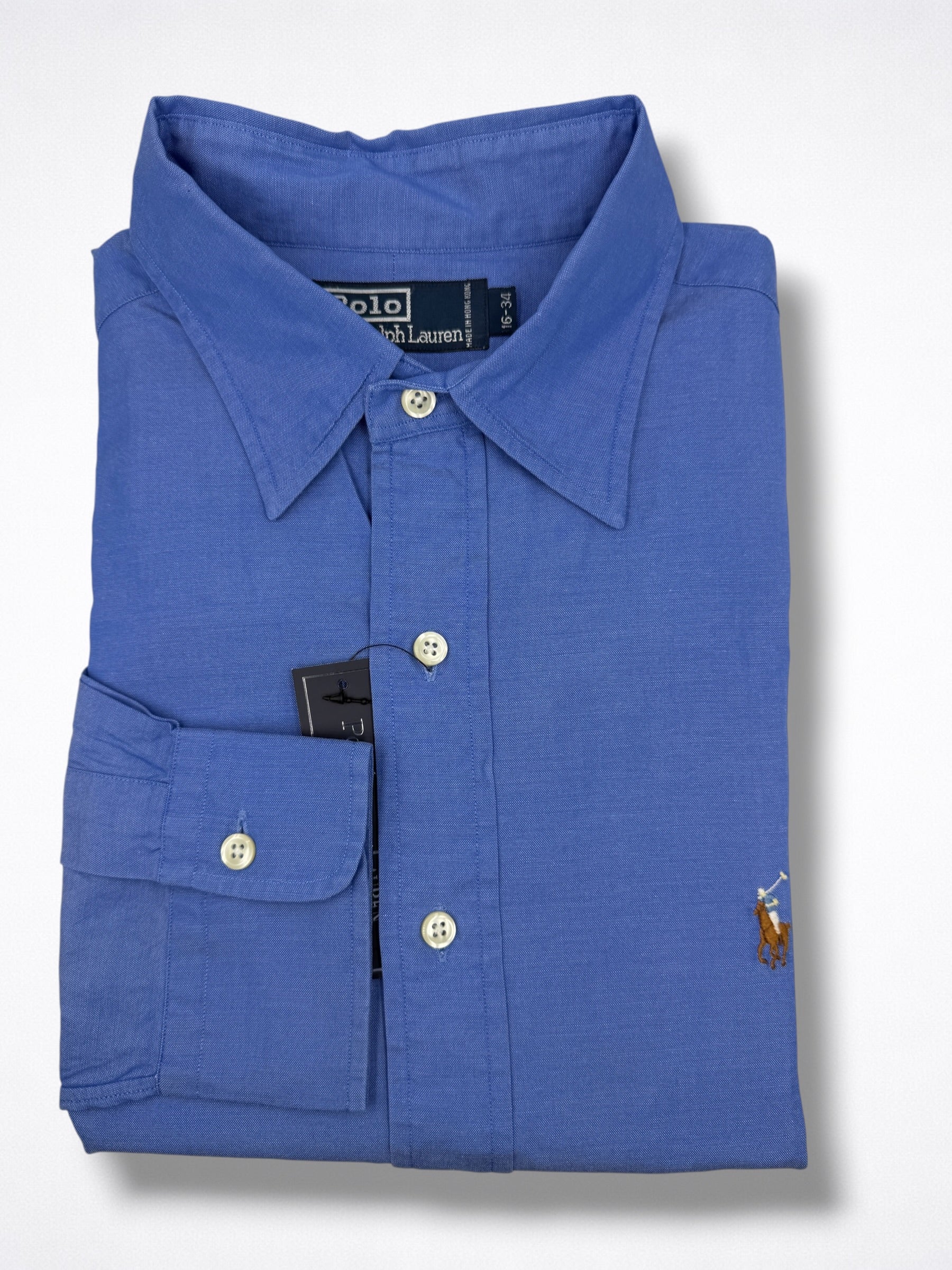 Camisa Polo Ralph Lauren Classic Fit manga larga talla L