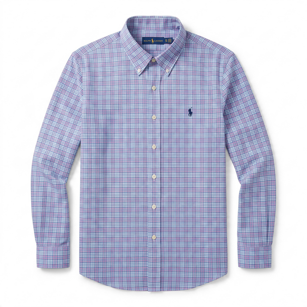 Camisa Polo Ralph Lauren Classic Fit manga larga talla XL