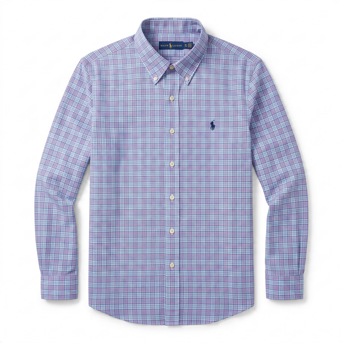 Camisa Polo Ralph Lauren Classic Fit manga larga talla XL