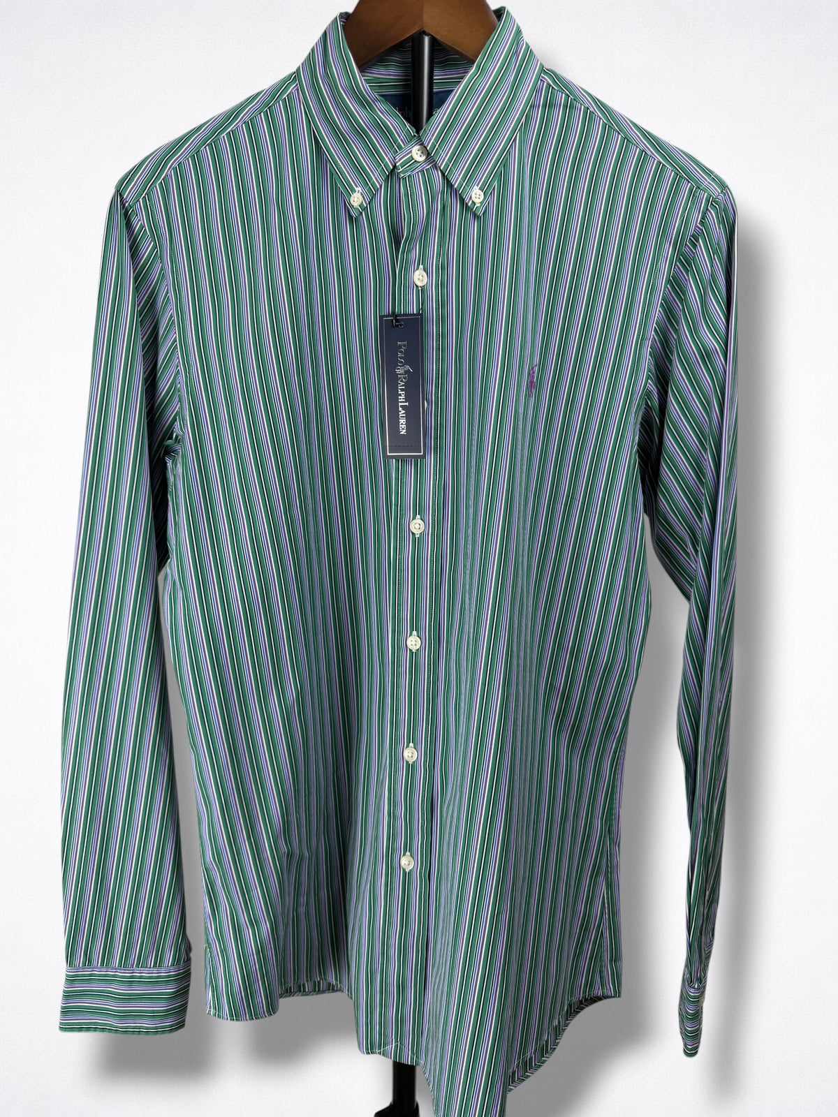 Camisa Polo Ralph Lauren Custom Fit Manga Larga Talla S