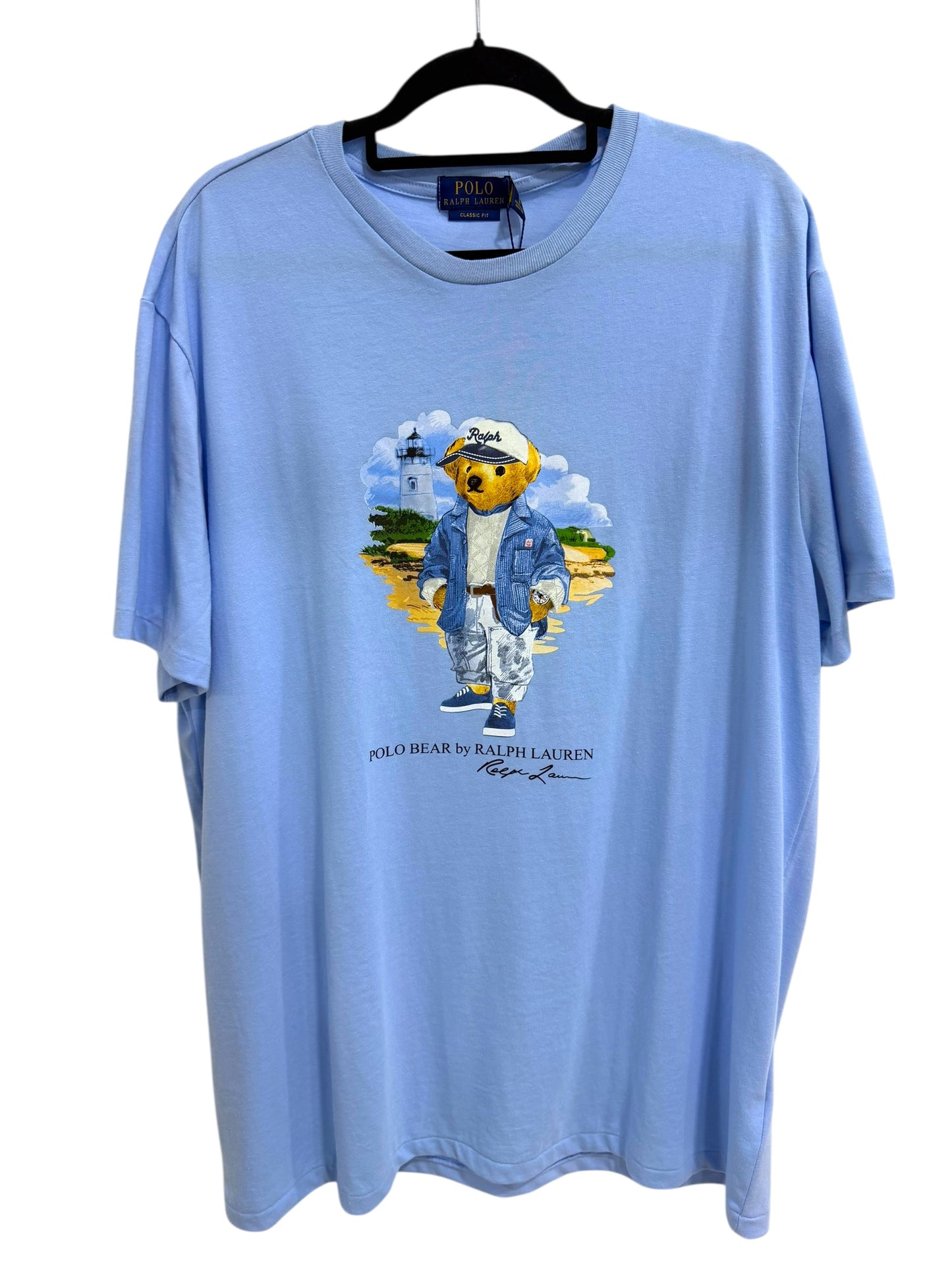 Playera Polo Ralph Lauren Classic Fit Cuello Redondo Talla XL