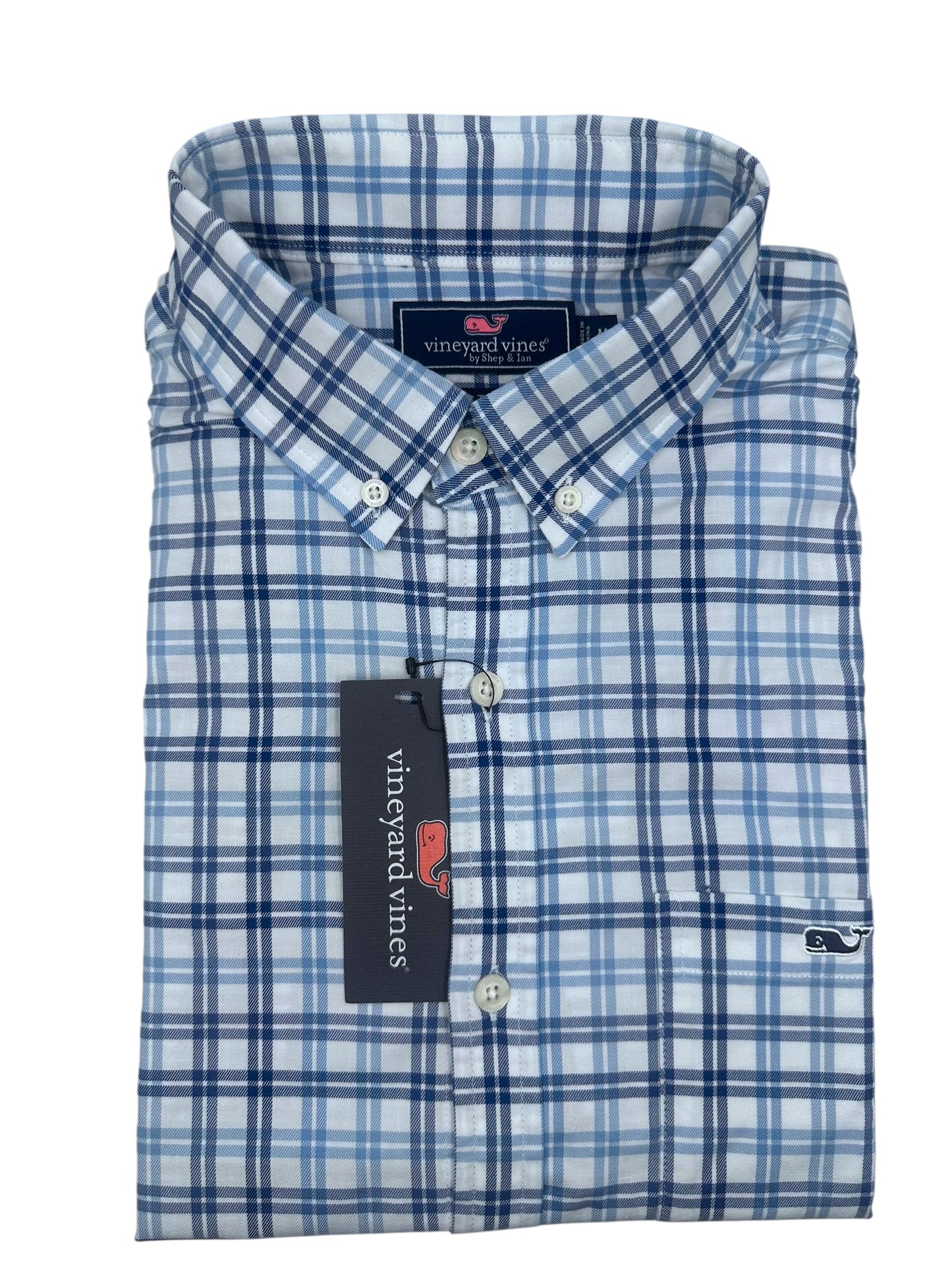 Camisa Vineyard Vines Slim Fit Manga Larga Talla M
