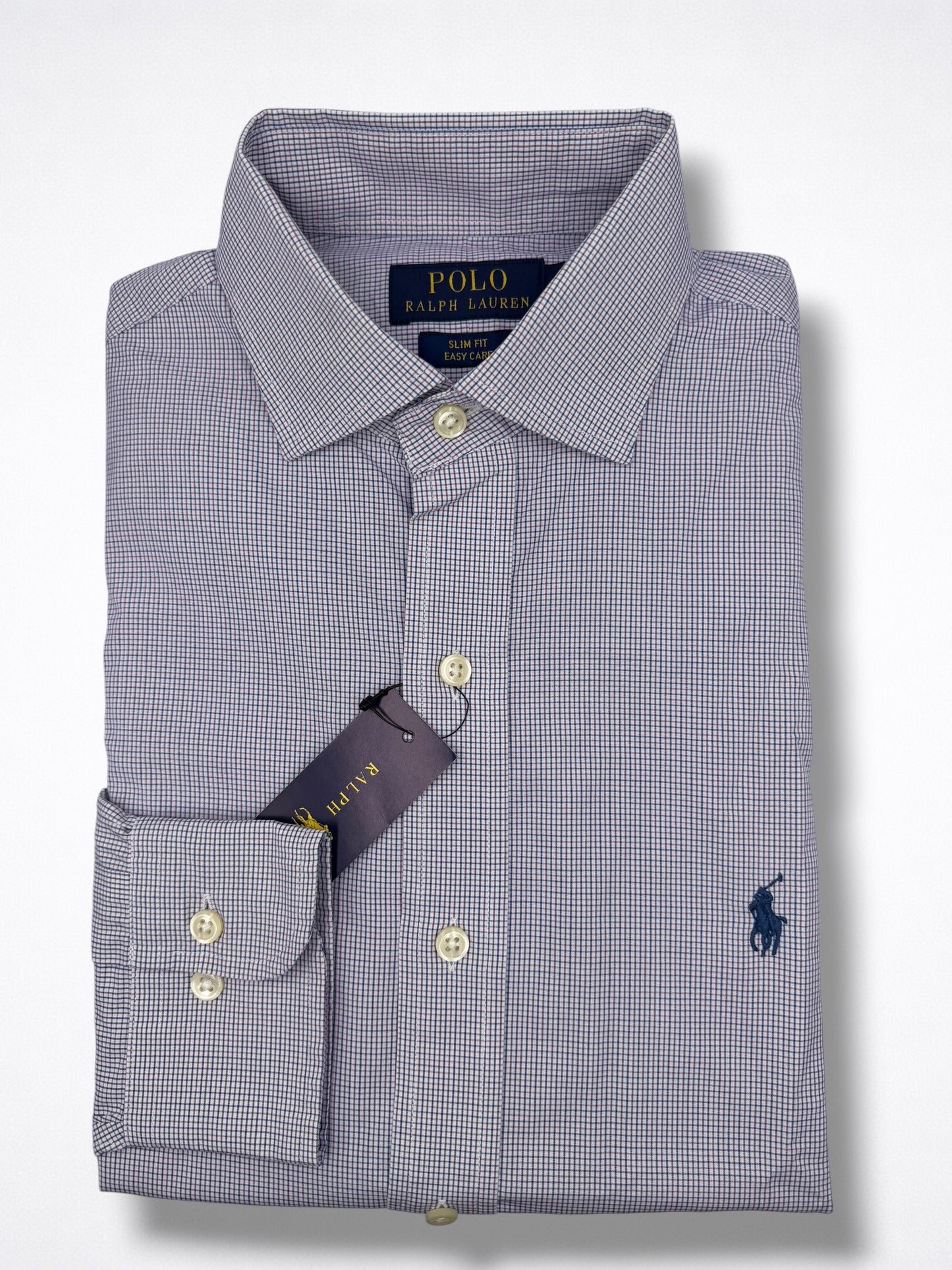 Camisa Polo Ralph Lauren Slim Fit Manga Larga Talla S