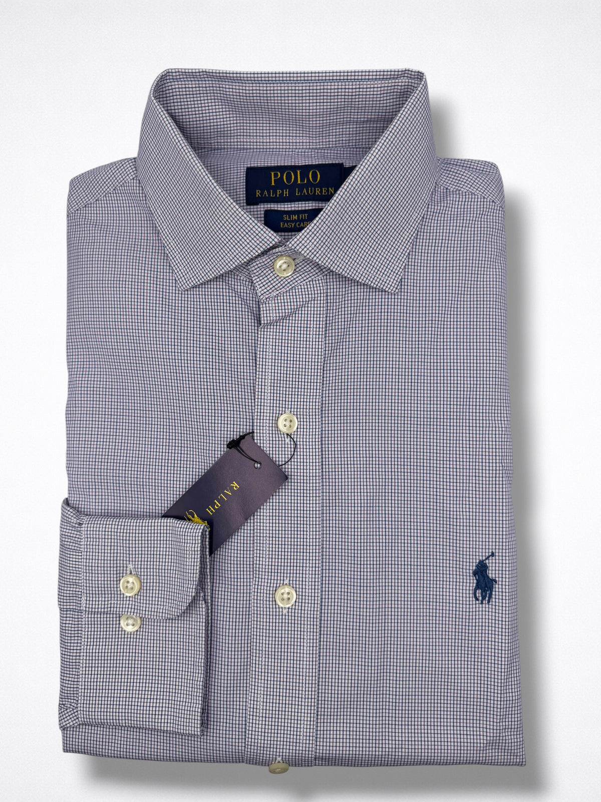 Camisa Polo Ralph Lauren Slim Fit Manga Larga Talla S
