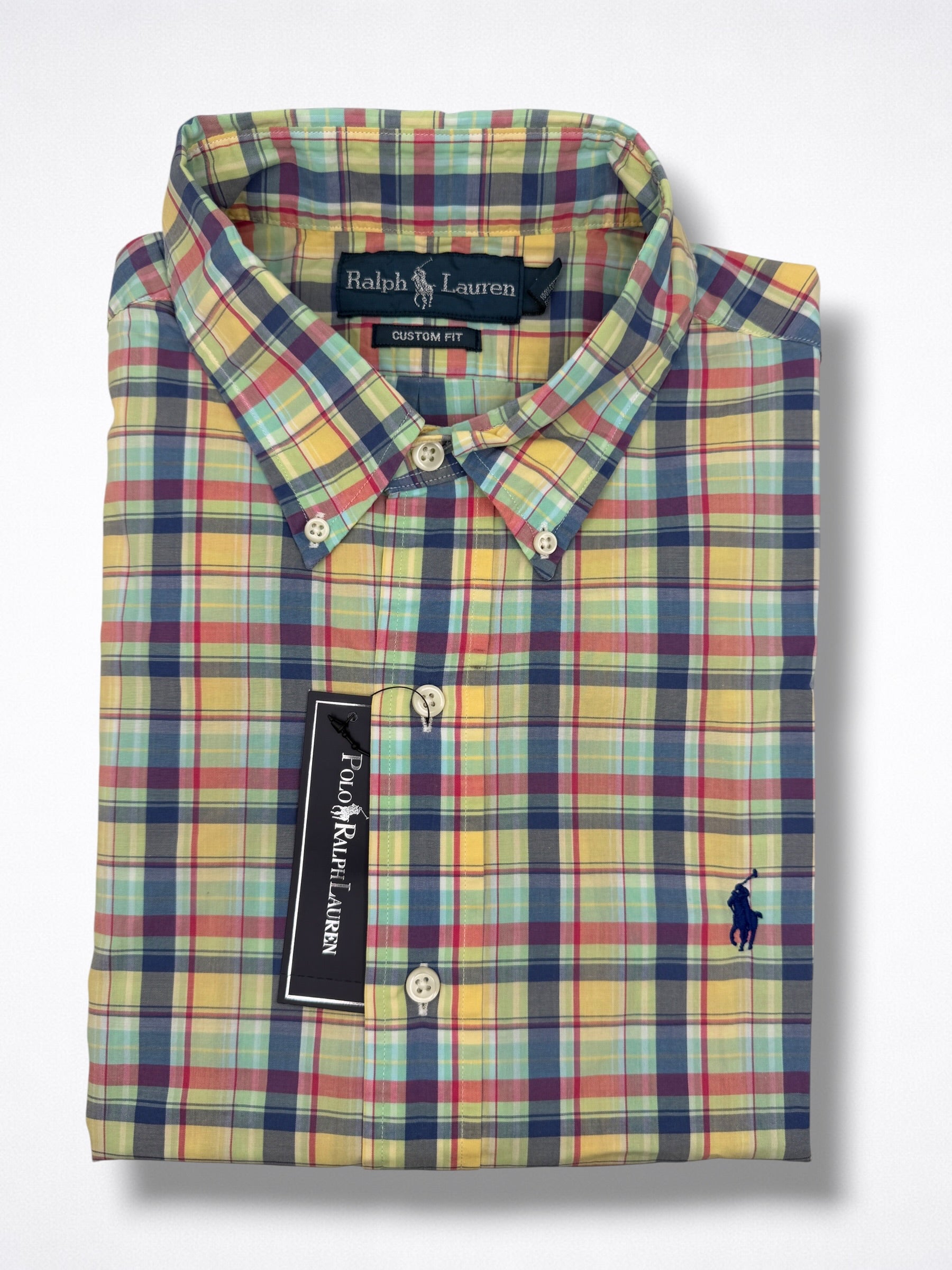 Camisa Polo Ralph Lauren Custom Fit manga corta talla L