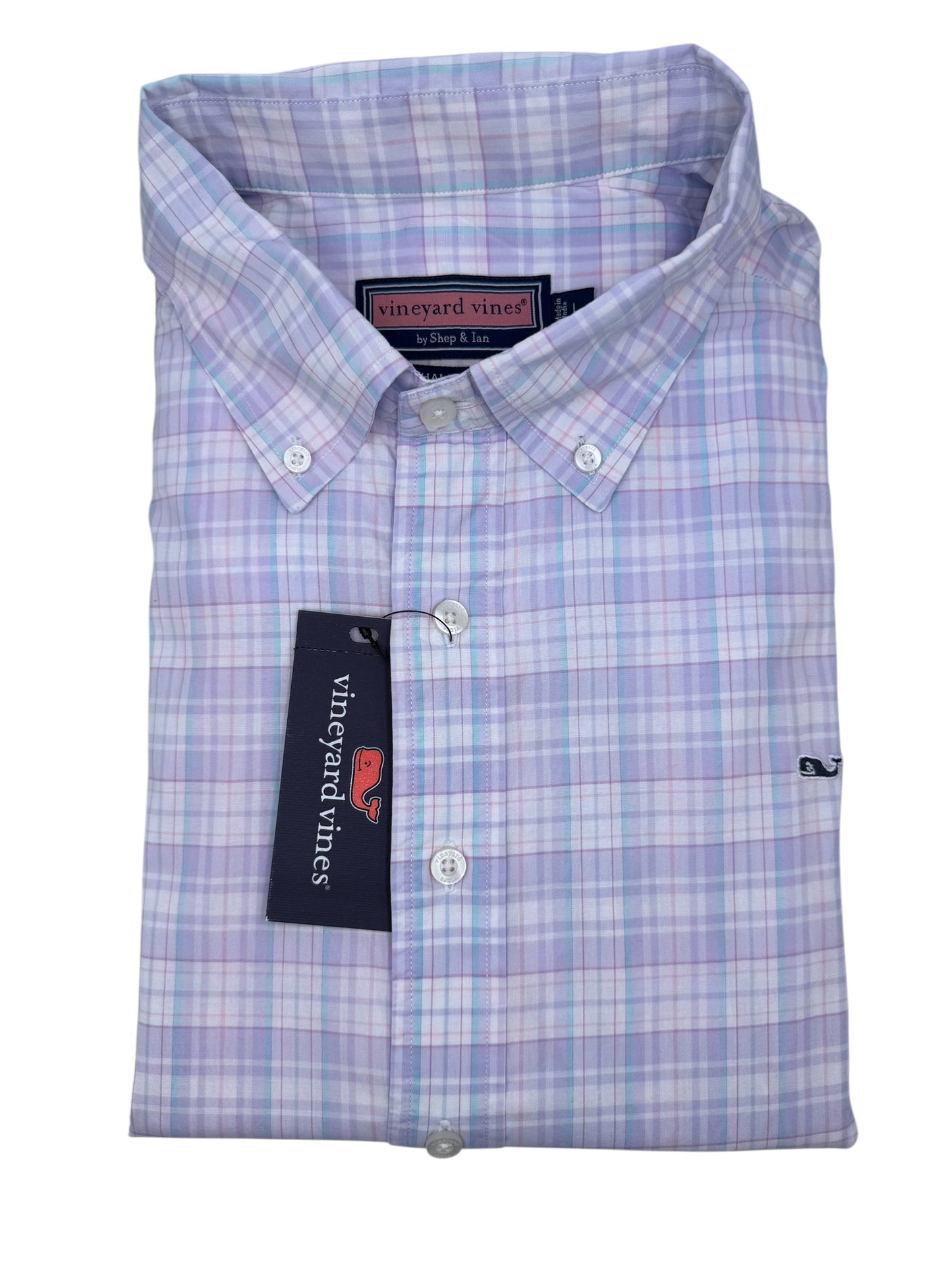 Camisa Vineyard Vines Classic Fit Manga Larga Talla L
