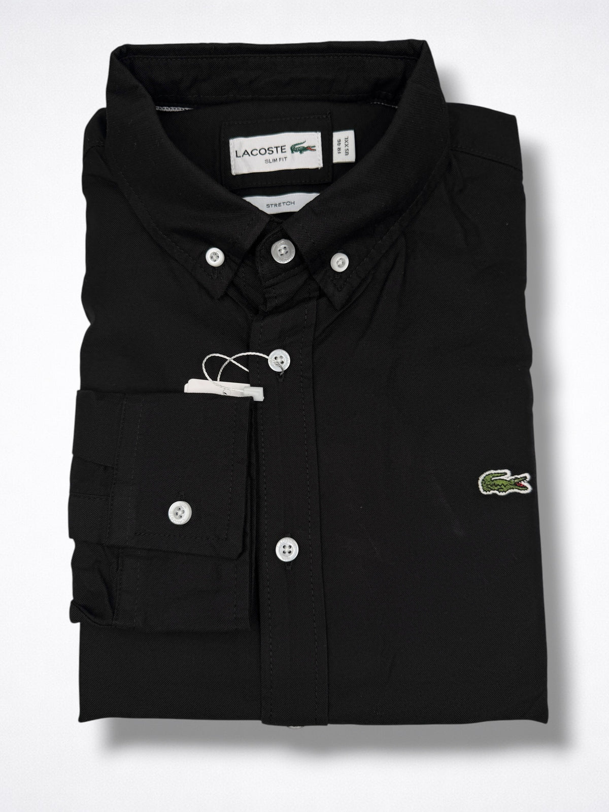 Camisa Lacoste talla XL slim fit stretch, viene reducida, sirve para talla M