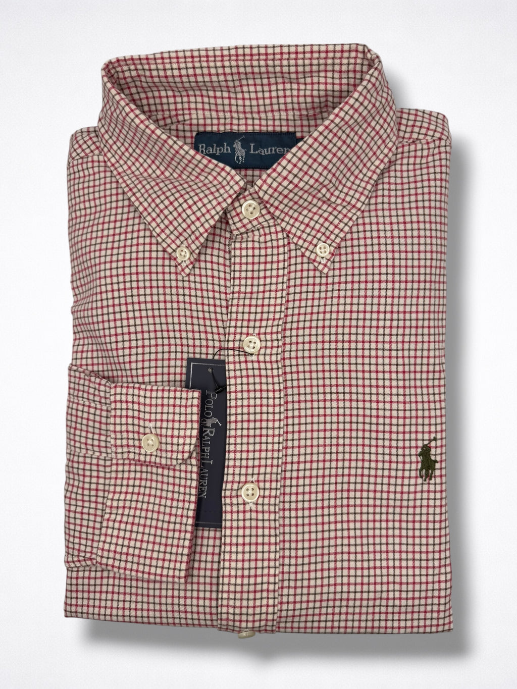 Camisa Polo Ralph Lauren Classic Fit Manga Larga Talla M